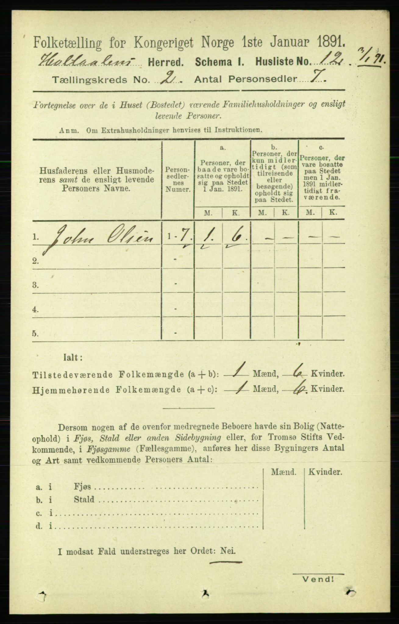 RA, 1891 census for 1645 Haltdalen, 1891, p. 668