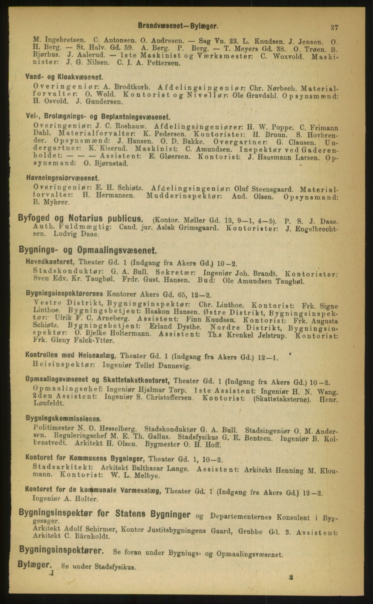 Kristiania/Oslo adressebok, PUBL/-, 1899, p. 27