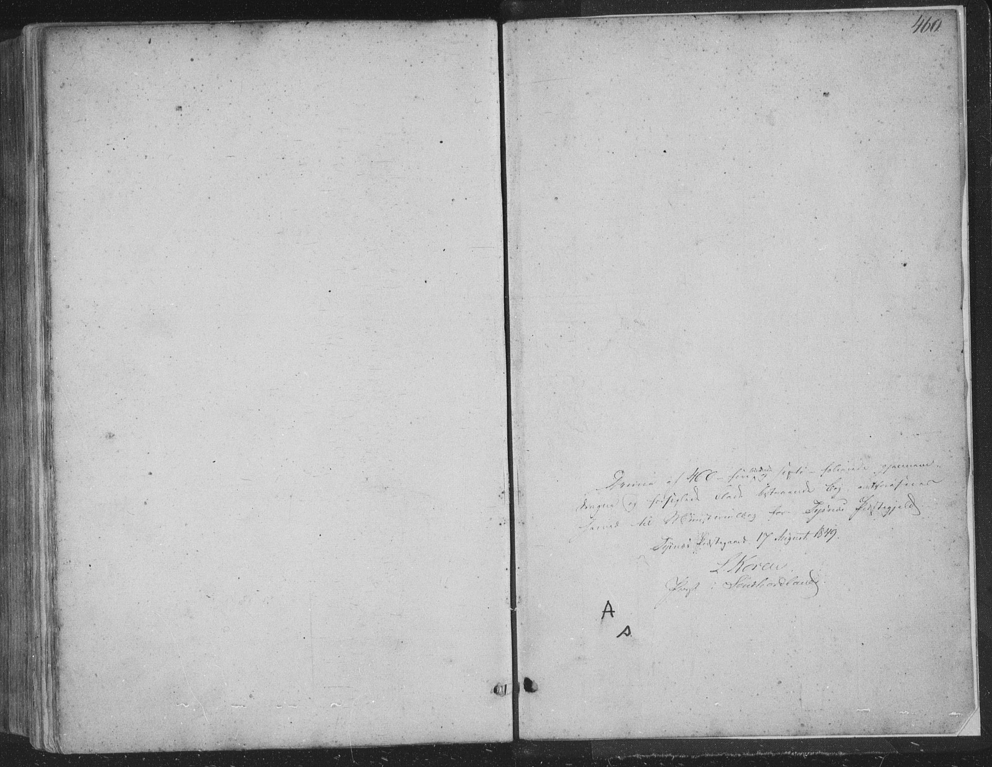 Tysnes sokneprestembete, AV/SAB-A-78601/H/Haa: Parish register (official) no. A 10, 1848-1859, p. 460