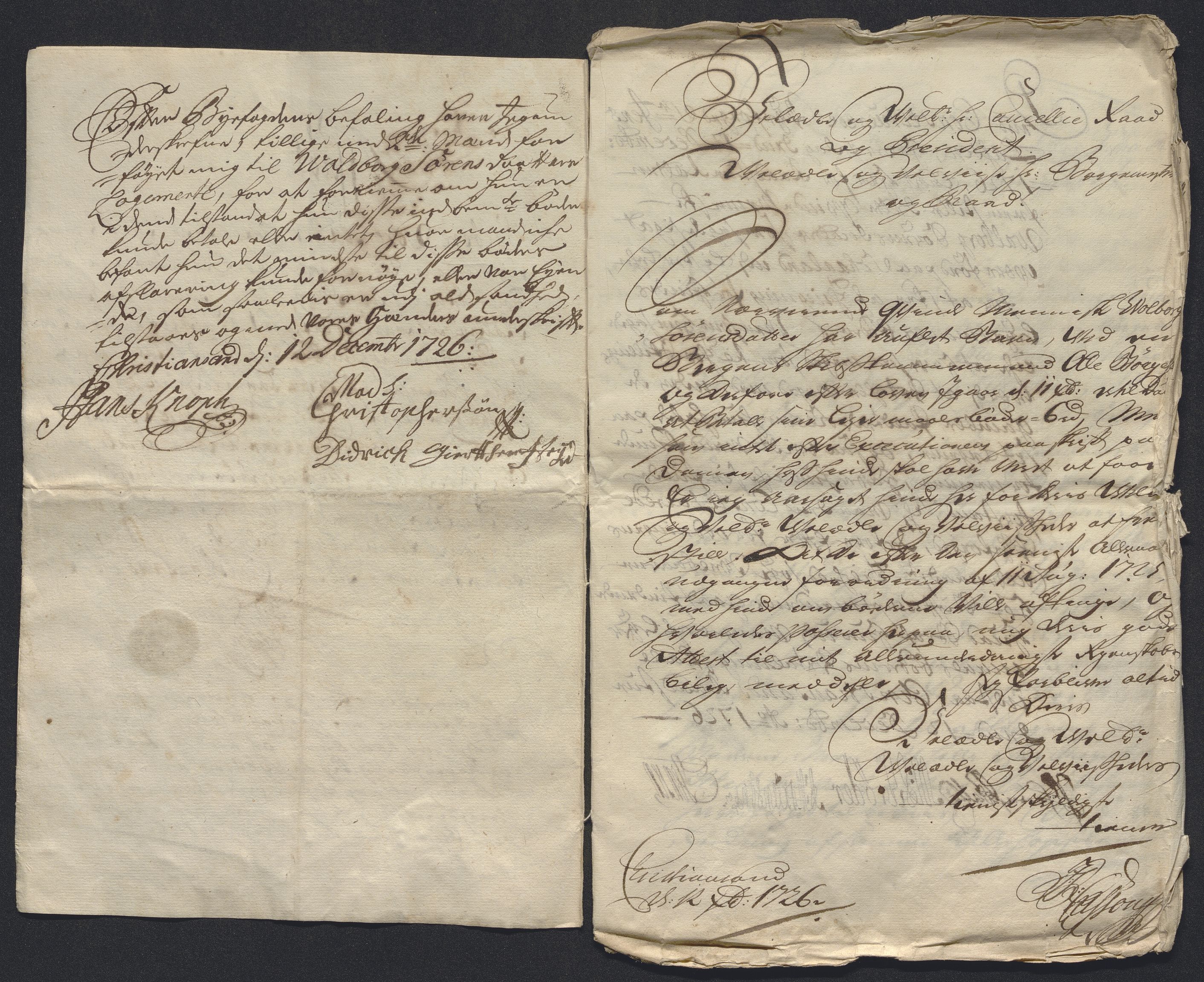 Rentekammeret inntil 1814, Reviderte regnskaper, Byregnskaper, AV/RA-EA-4066/R/Rm/L0286: [M19] Sikt og sakefall, 1719-1727, p. 584