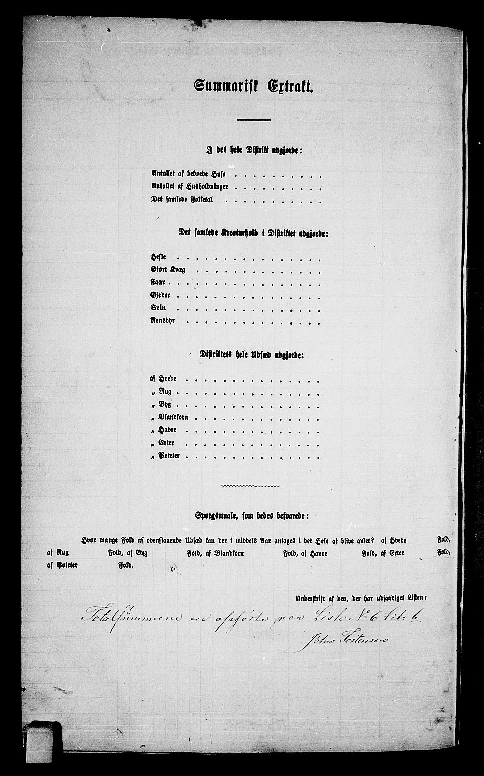 RA, 1865 census for Tinn, 1865, p. 113