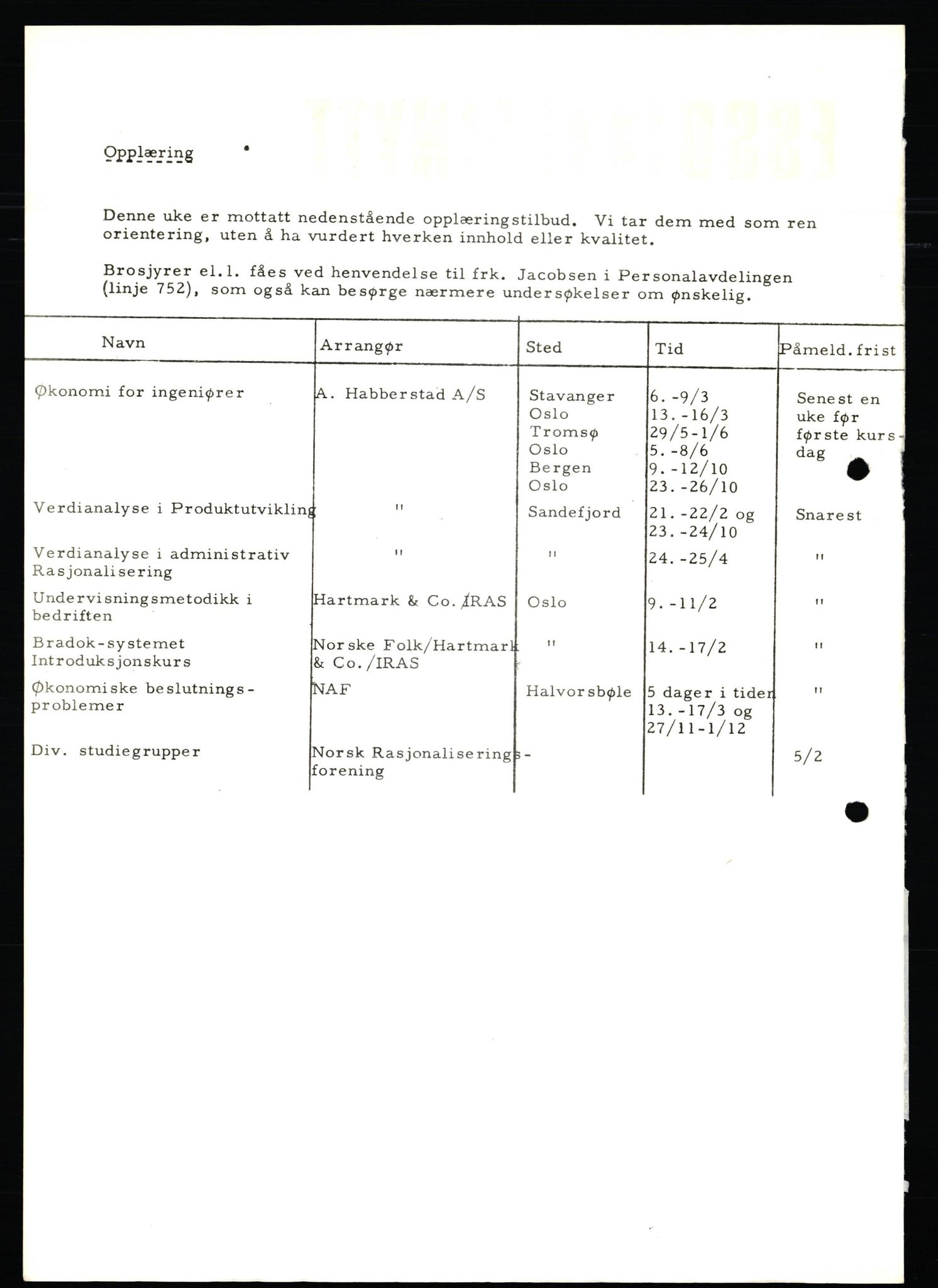 Pa 0982 - Esso Norge A/S, AV/SAST-A-100448/X/Xd/L0004: Esso Extra Nytt, 1963-1976