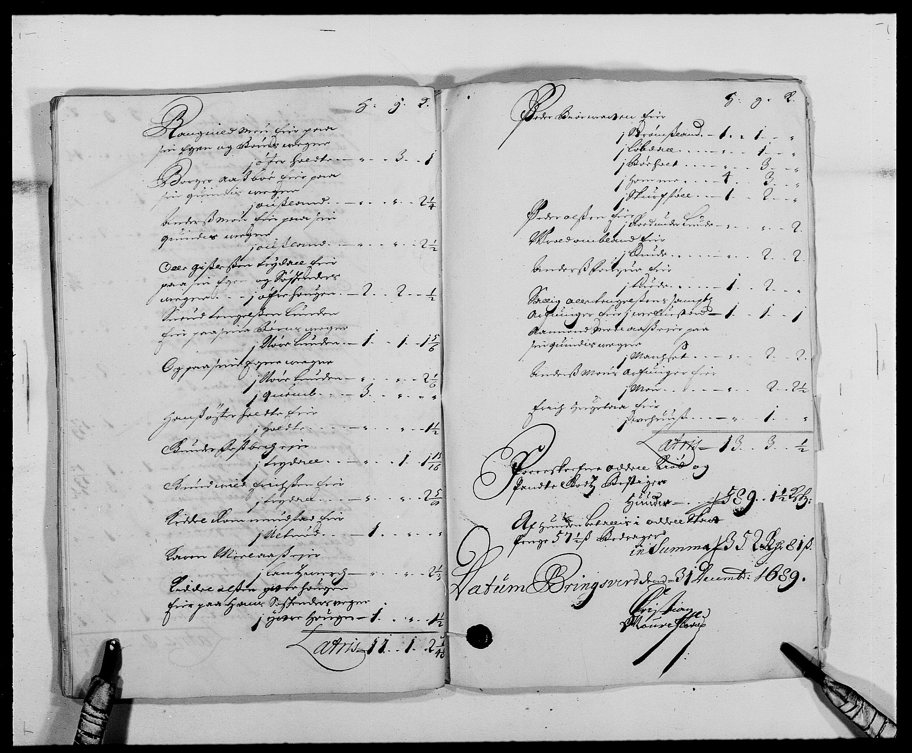 Rentekammeret inntil 1814, Reviderte regnskaper, Fogderegnskap, AV/RA-EA-4092/R39/L2309: Fogderegnskap Nedenes, 1684-1689, p. 326