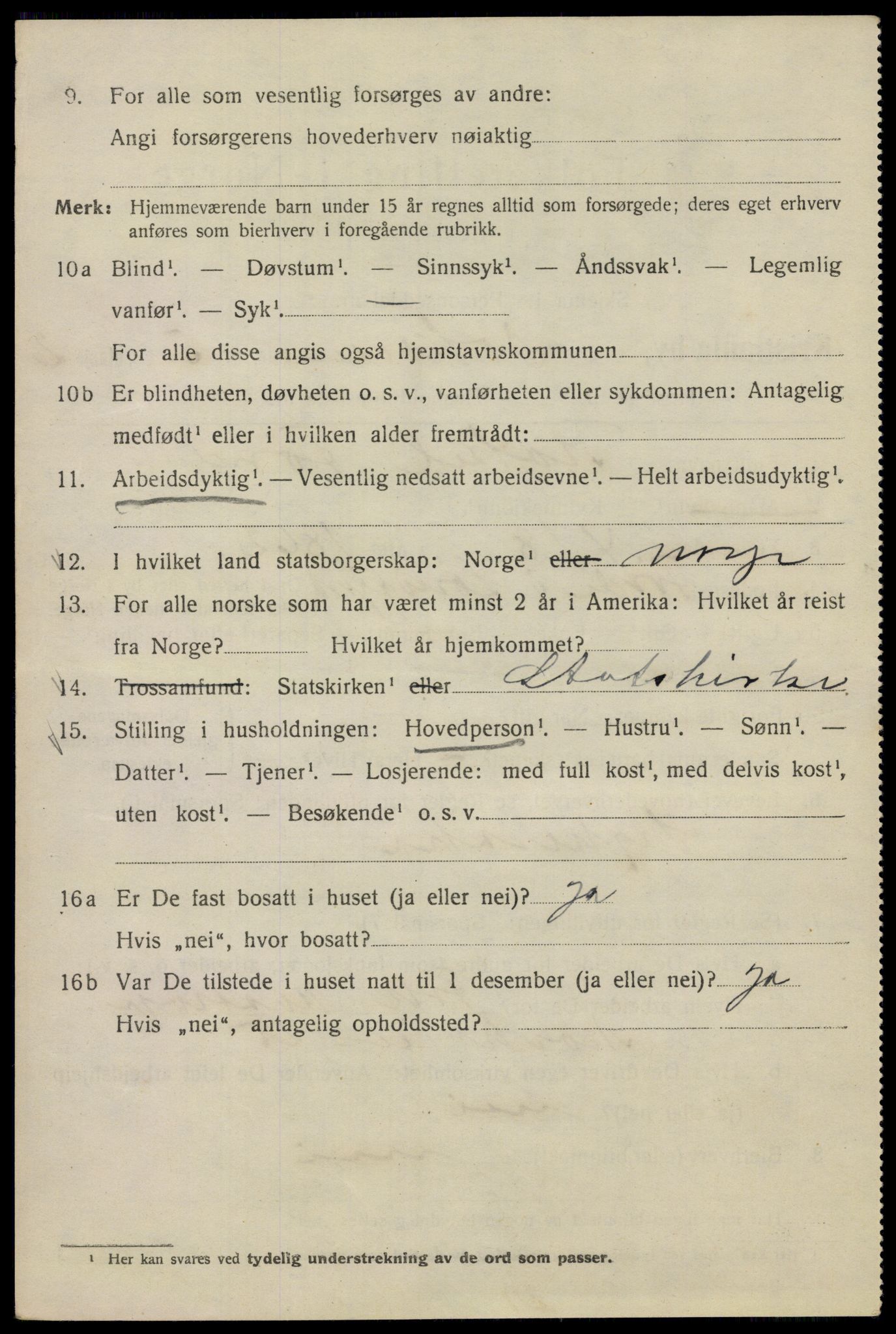 SAO, 1920 census for Kristiania, 1920, p. 199440