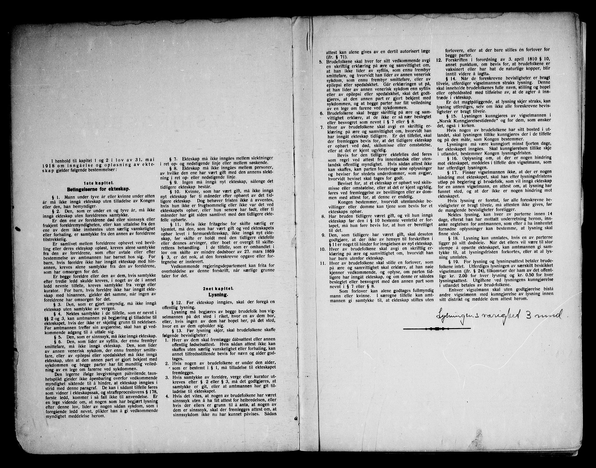 Siljan kirkebøker, SAKO/A-300/H/Ha/L0001: Banns register no. 1, 1919-1975