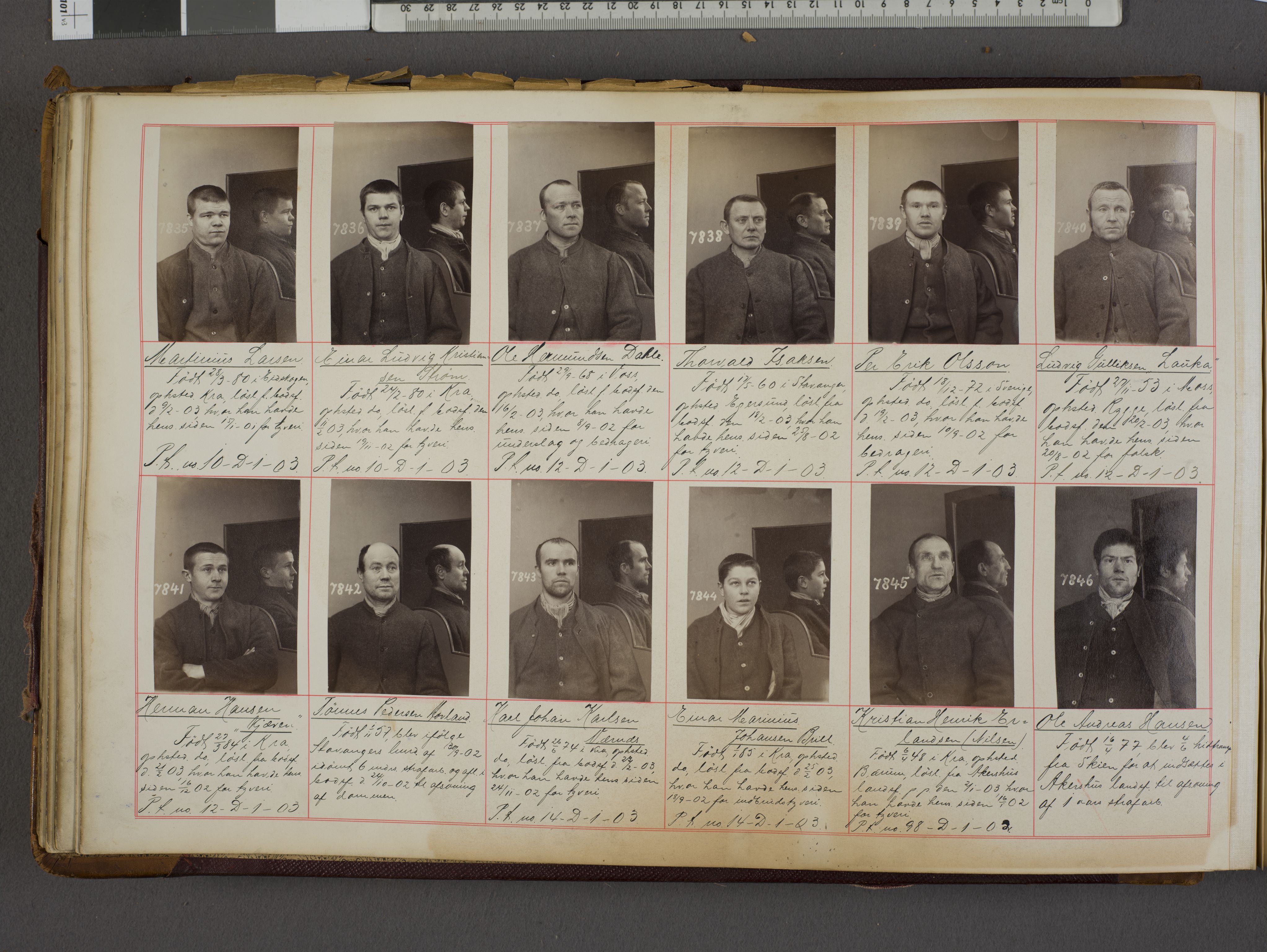 Oslo politikammer, Kriminalavdelingen, AV/SAO-A-11137/U/Ua/L0008: Forbryteralbum, 1902-1904, p. 16