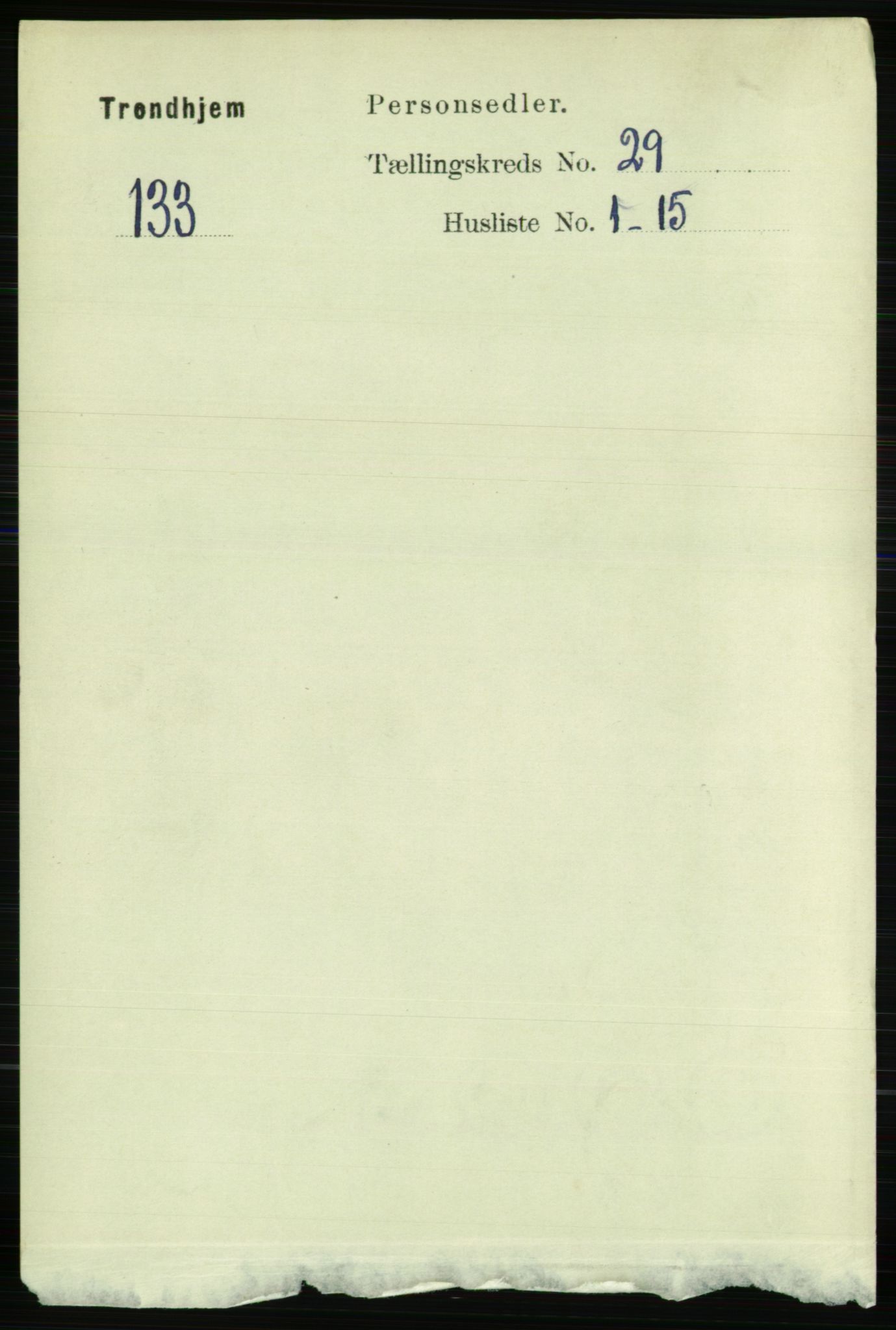 RA, 1891 census for 1601 Trondheim, 1891, p. 21582