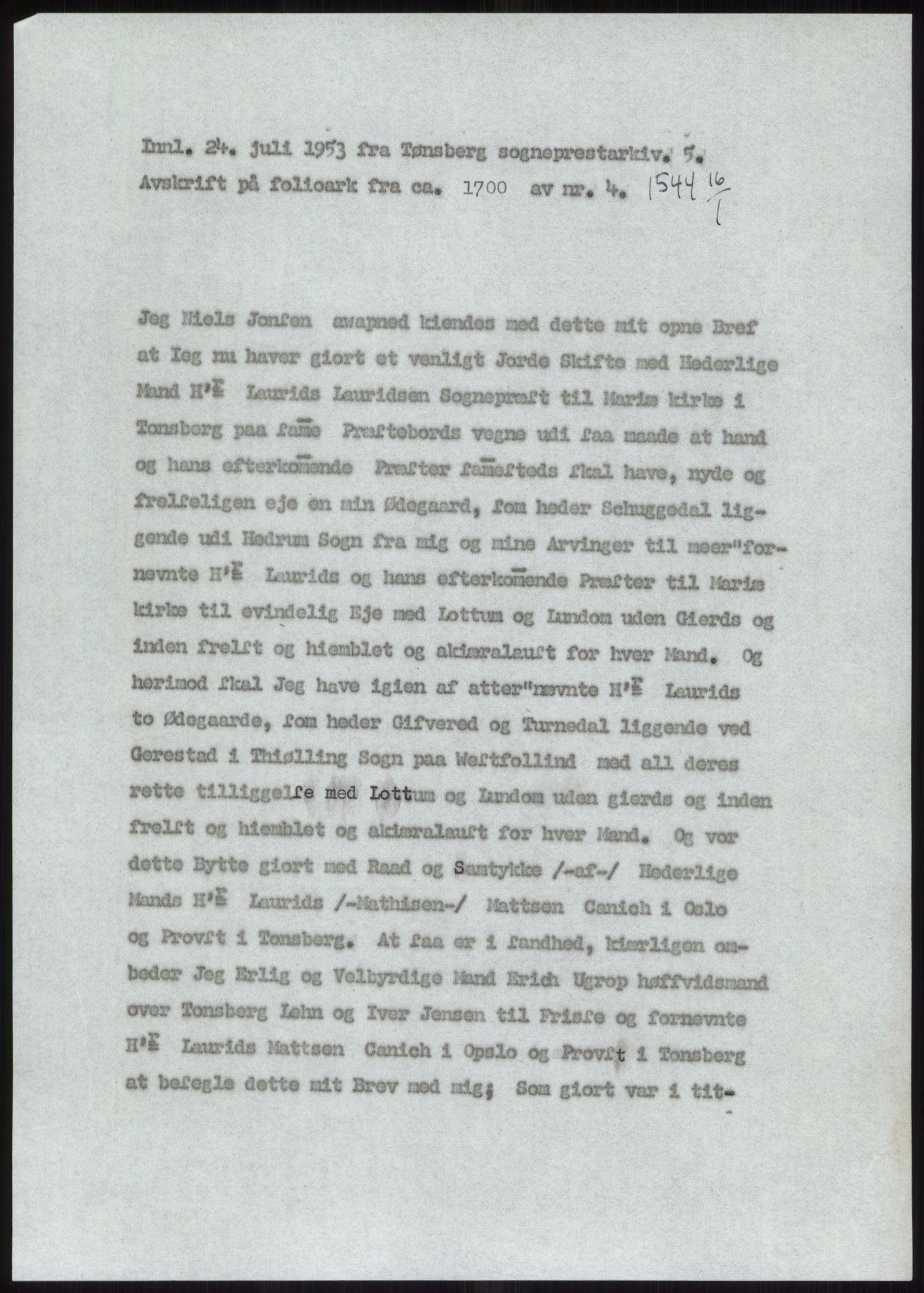 Samlinger til kildeutgivelse, Diplomavskriftsamlingen, AV/RA-EA-4053/H/Ha, p. 1008