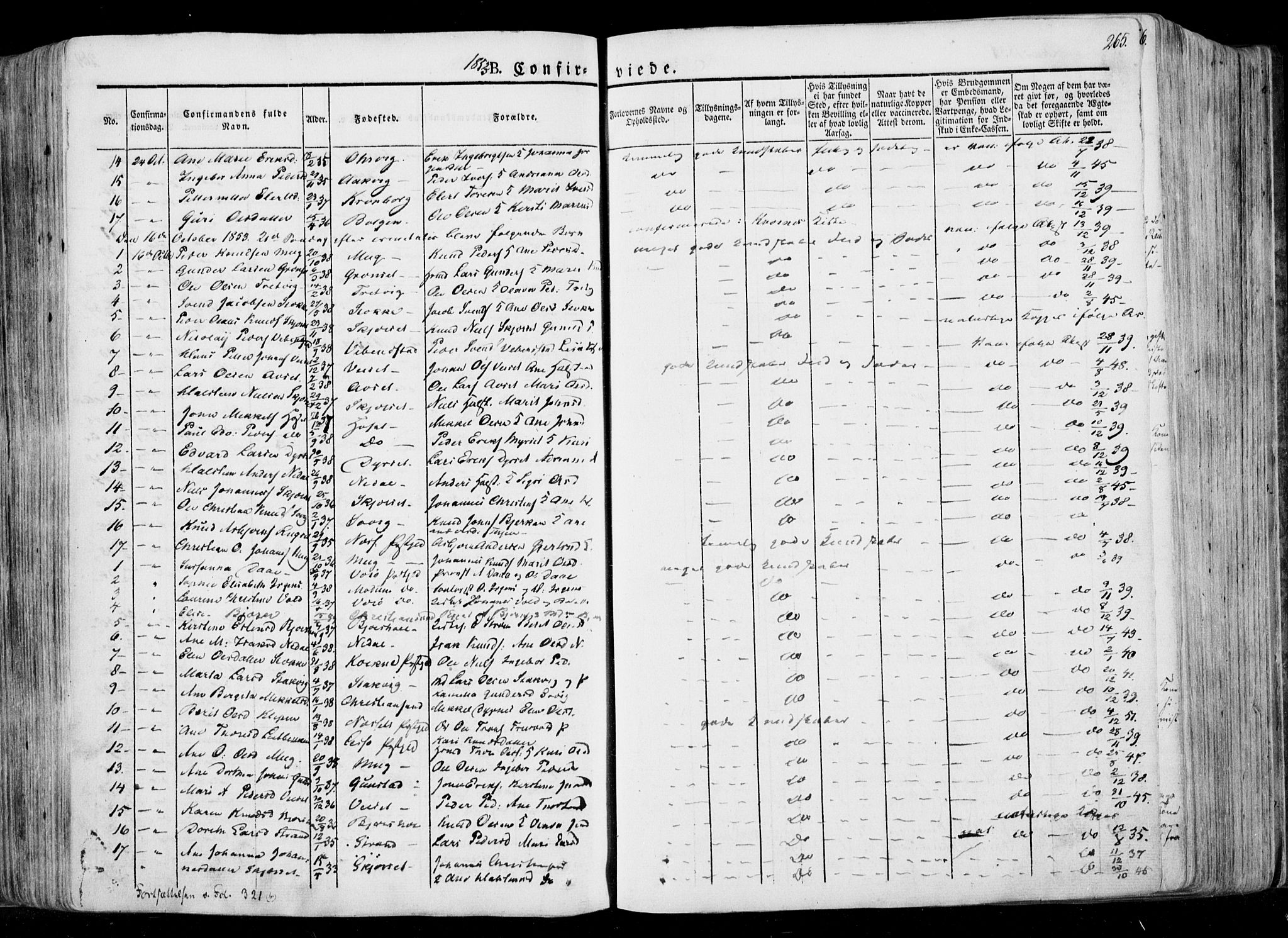 Ministerialprotokoller, klokkerbøker og fødselsregistre - Møre og Romsdal, SAT/A-1454/568/L0803: Parish register (official) no. 568A10, 1830-1853, p. 265