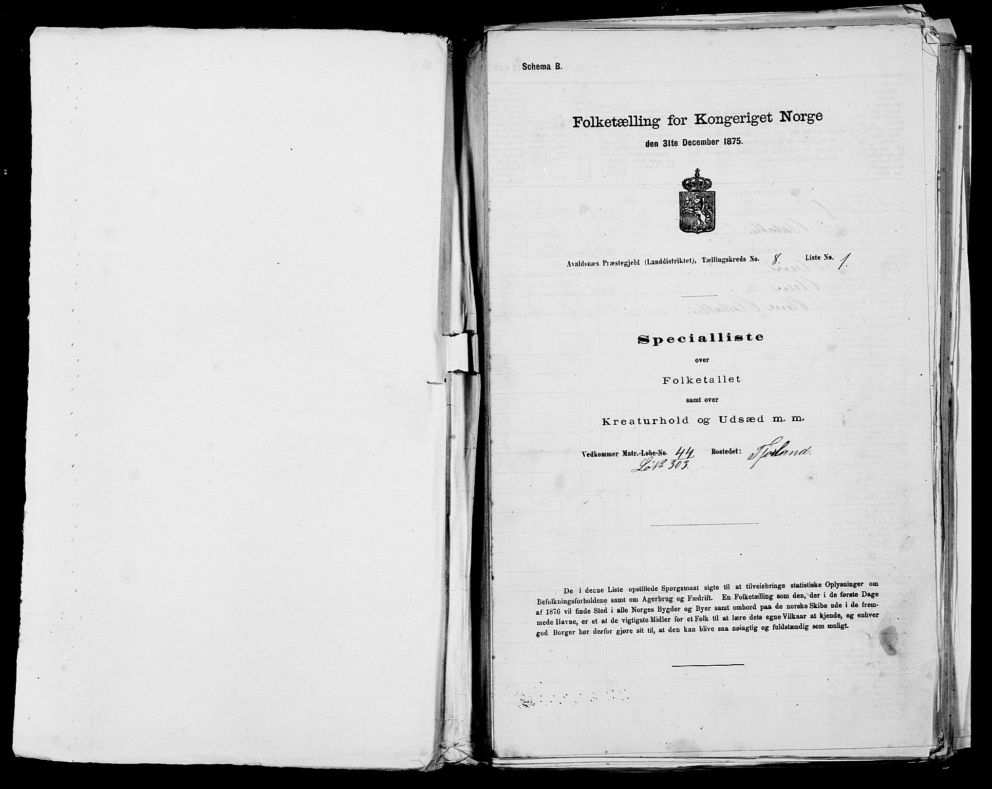 SAST, 1875 census for 1147L Avaldsnes/Avaldsnes og Kopervik, 1875, p. 1290