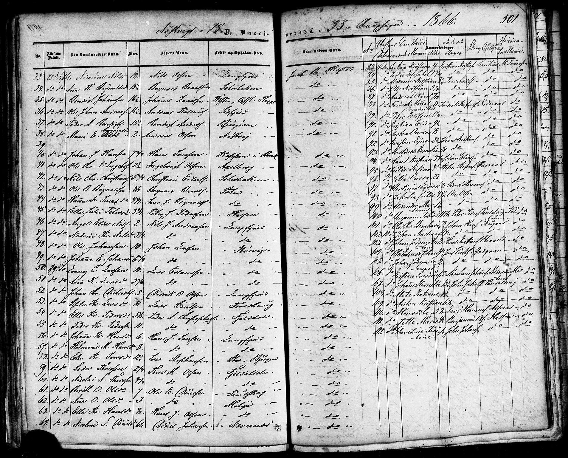 Ministerialprotokoller, klokkerbøker og fødselsregistre - Nordland, SAT/A-1459/814/L0224: Parish register (official) no. 814A05, 1834-1874, p. 501