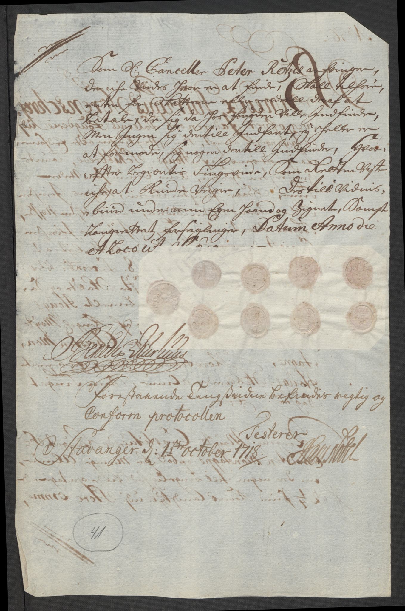 Rentekammeret inntil 1814, Reviderte regnskaper, Fogderegnskap, AV/RA-EA-4092/R46/L2742: Fogderegnskap Jæren og Dalane, 1717, p. 172