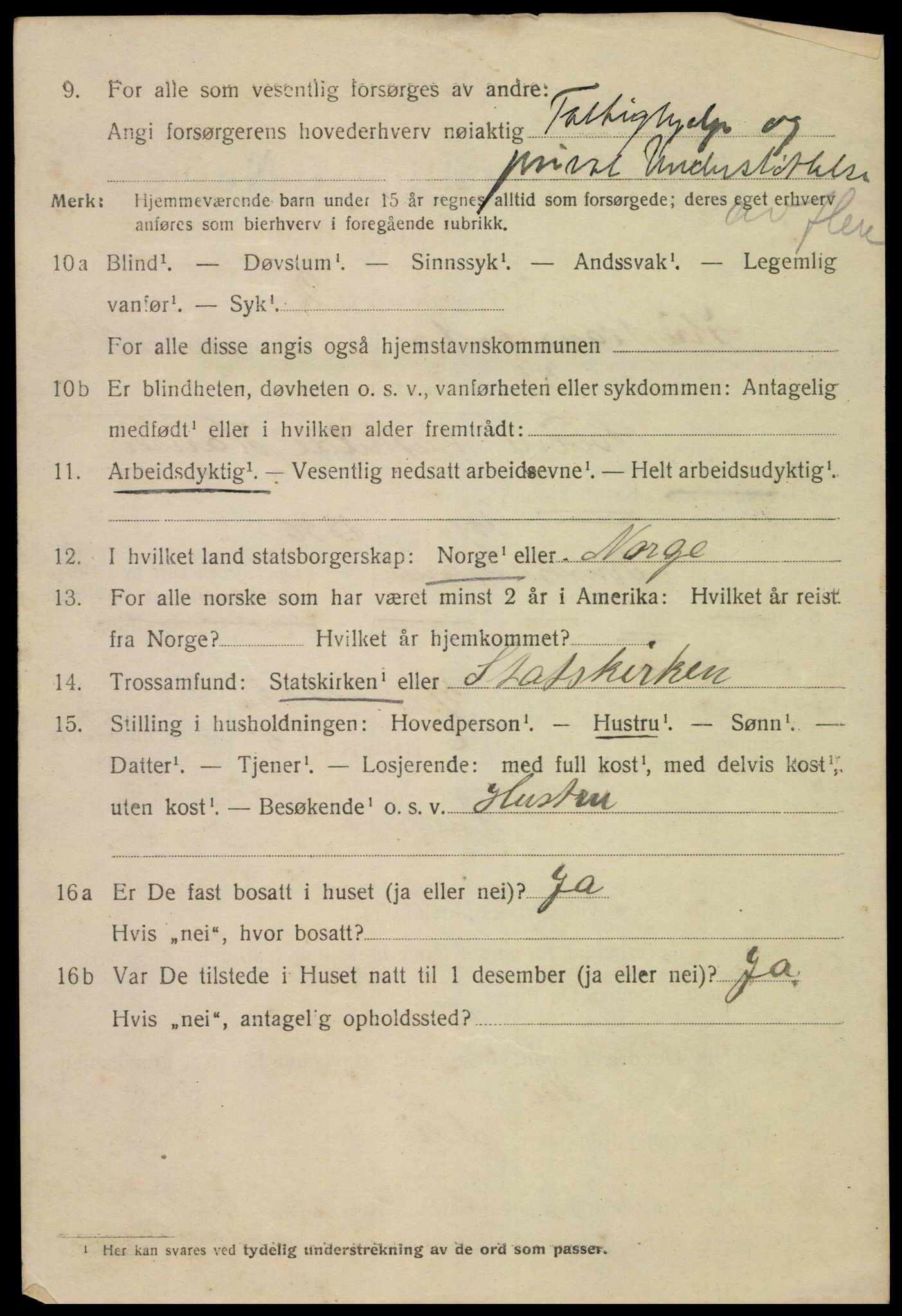 SAK, 1920 census for Kristiansand, 1920, p. 27024