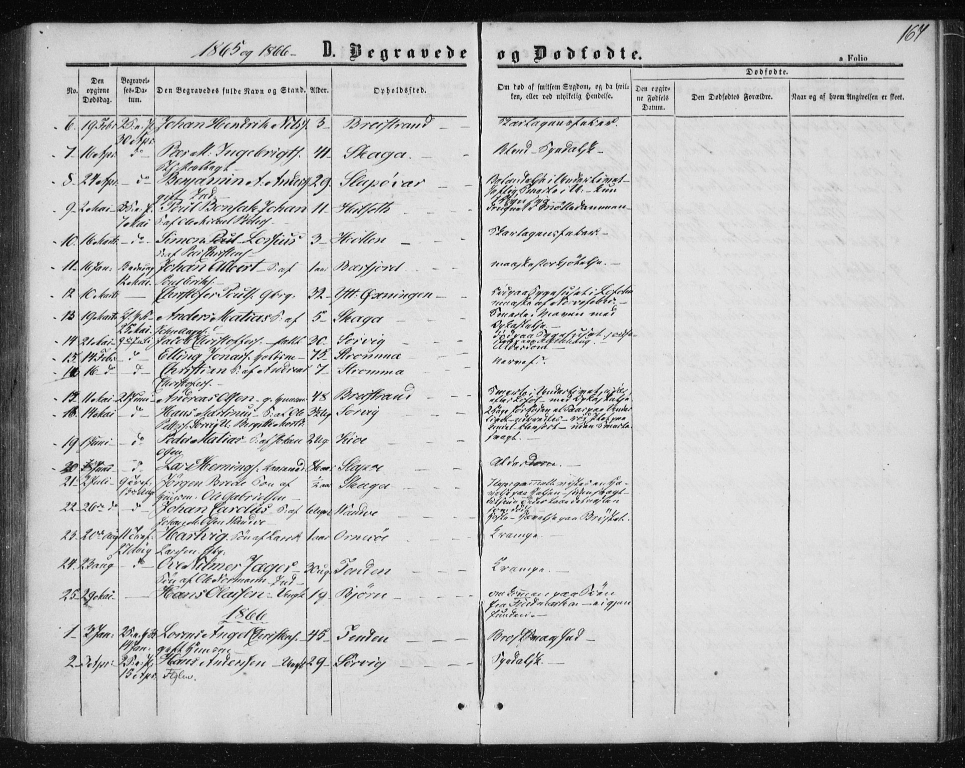 Ministerialprotokoller, klokkerbøker og fødselsregistre - Nordland, SAT/A-1459/834/L0505: Parish register (official) no. 834A03, 1862-1871, p. 167