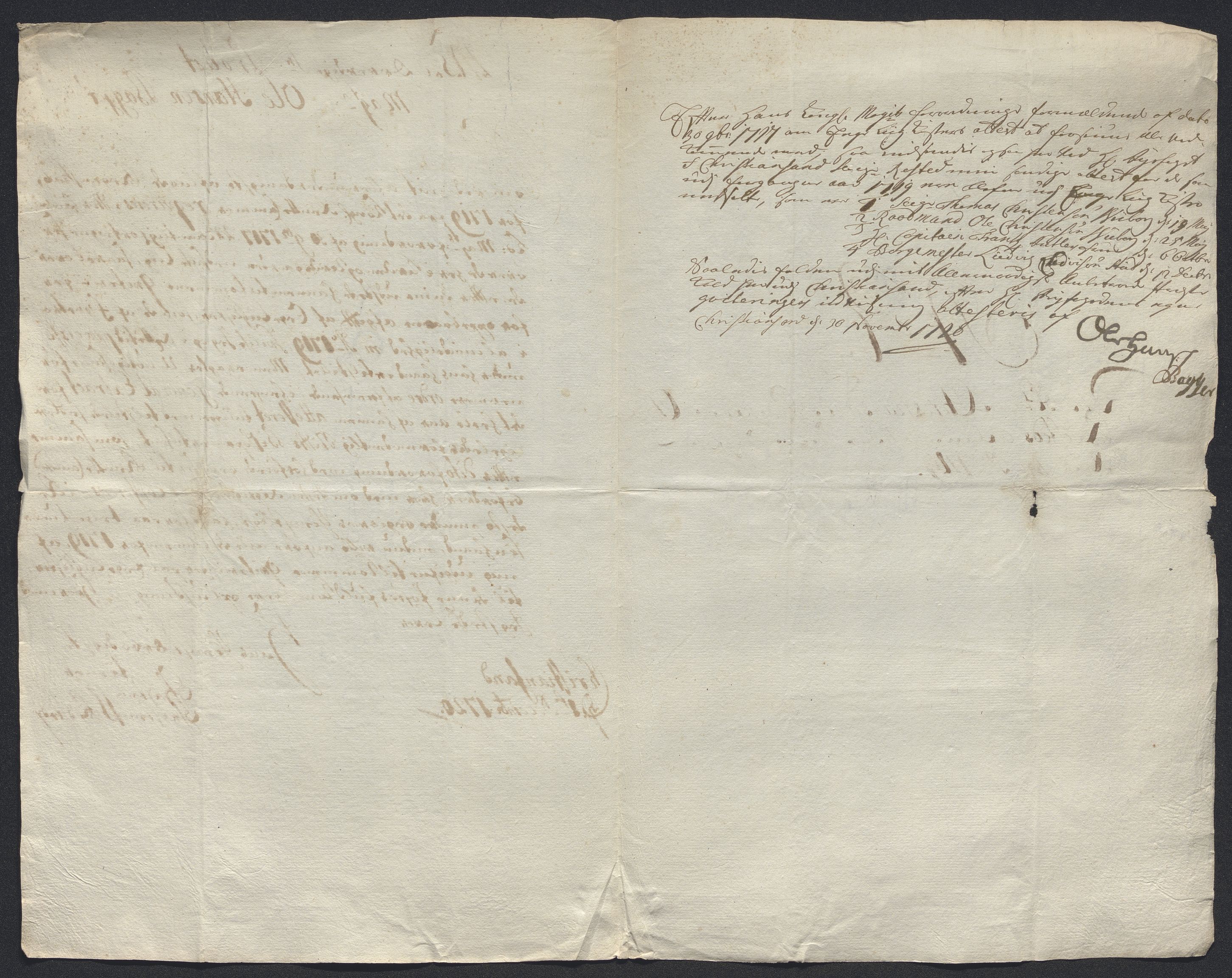 Rentekammeret inntil 1814, Reviderte regnskaper, Byregnskaper, AV/RA-EA-4066/R/Rm/L0286: [M19] Sikt og sakefall, 1719-1727, p. 25