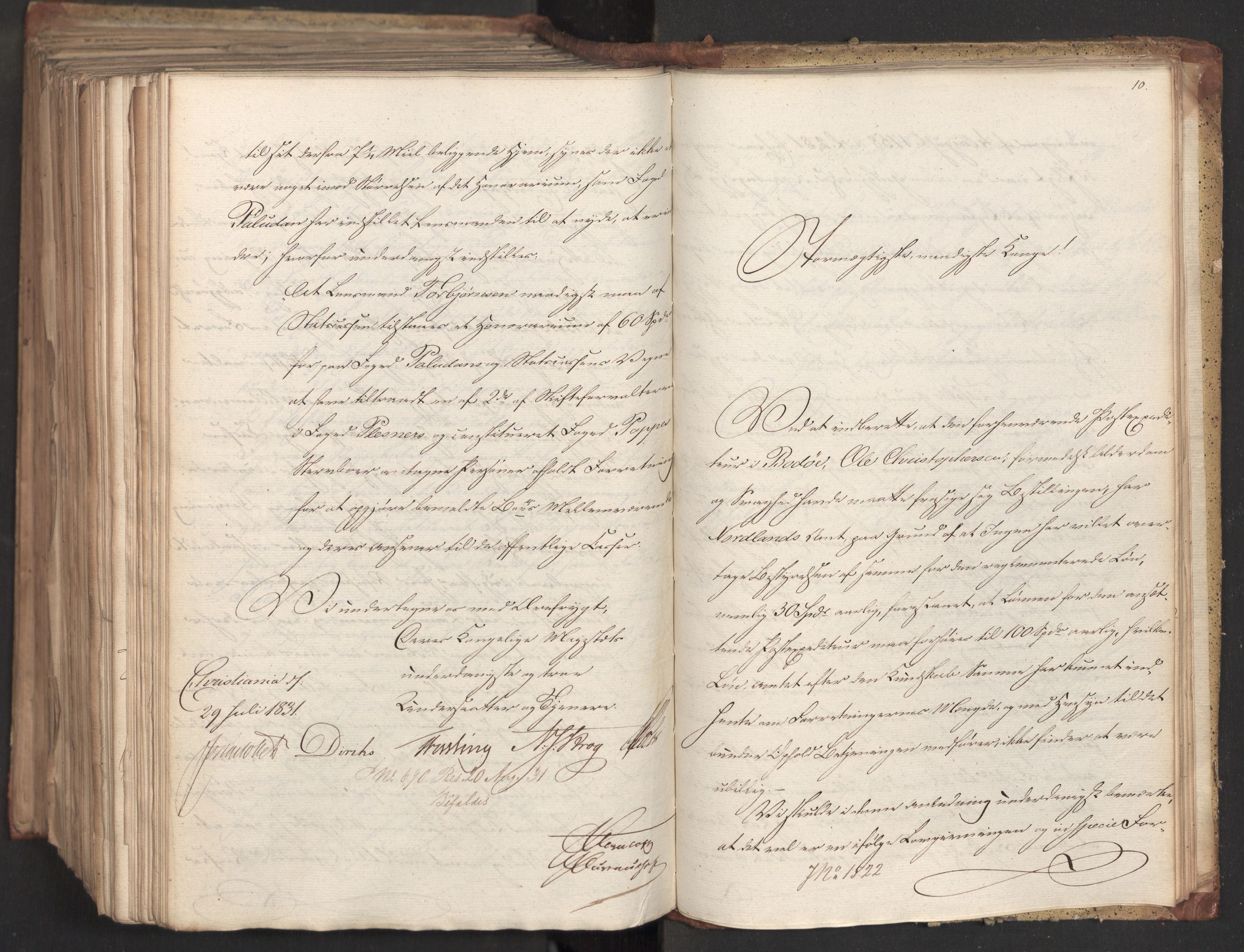 Statsrådsavdelingen i Stockholm, AV/RA-S-1003/D/Da/L0072: Regjeringsinnstillinger nr. 1365-1533, 1831, p. 572