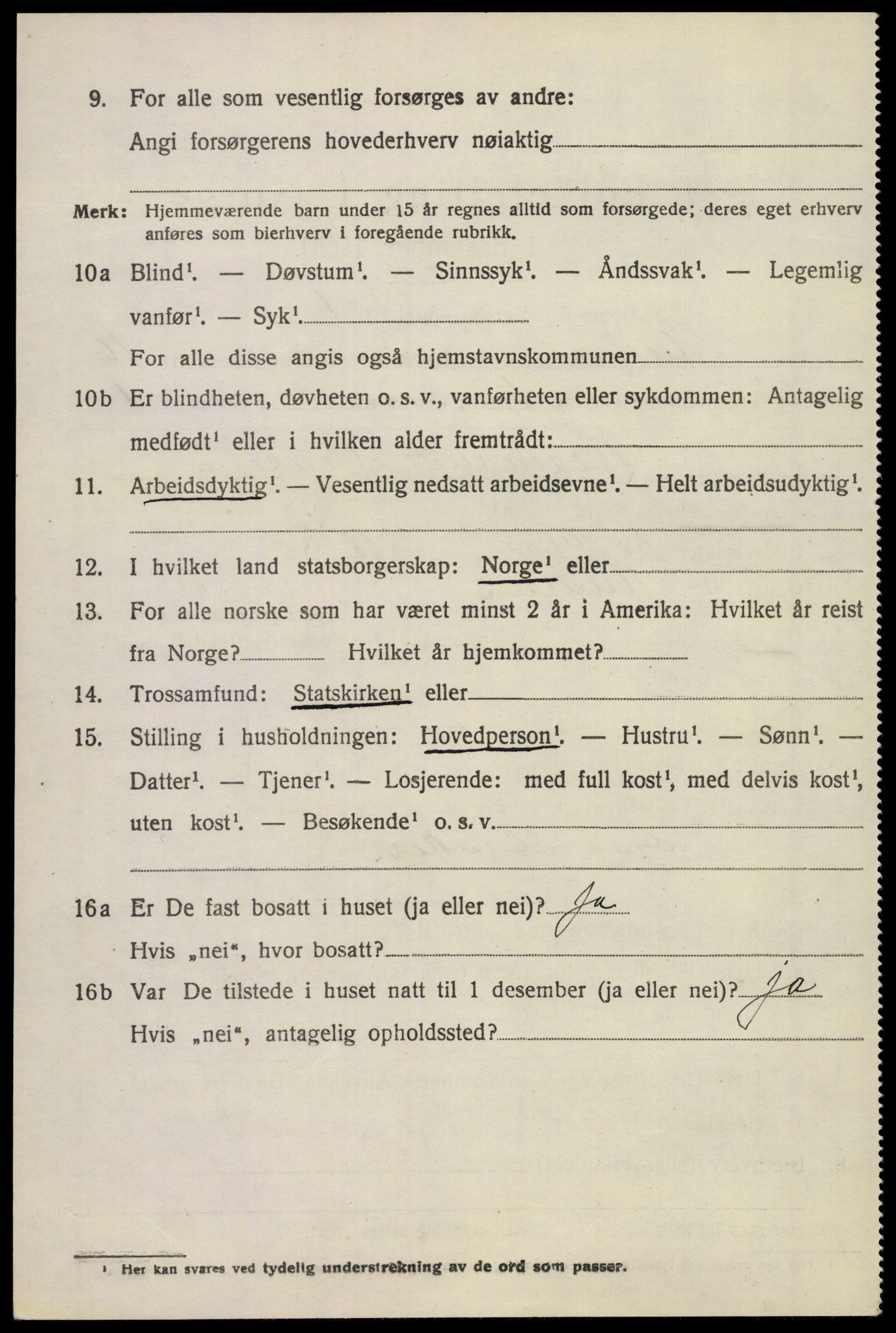 SAKO, 1920 census for Andebu, 1920, p. 5499