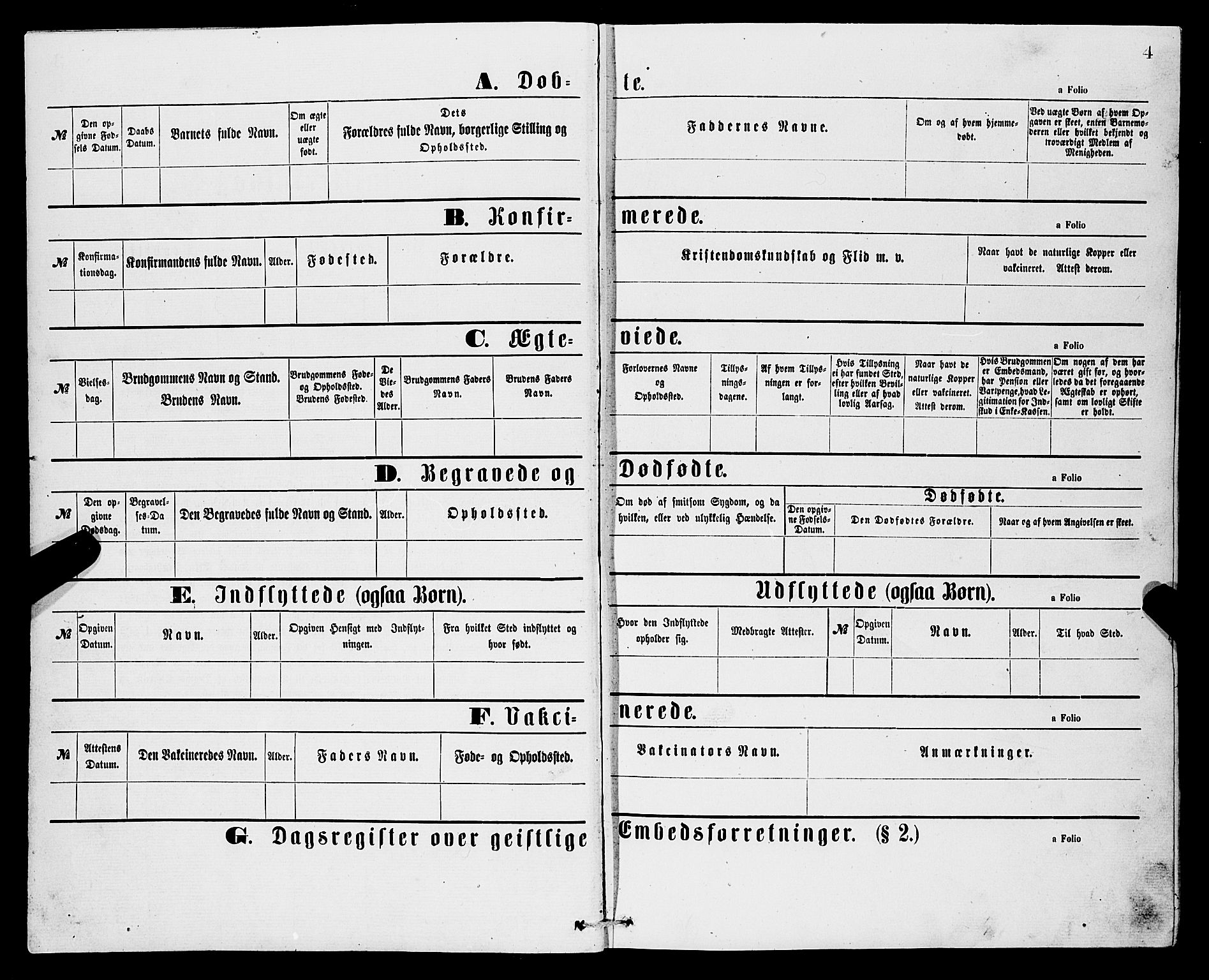 Samnanger Sokneprestembete, AV/SAB-A-77501/H/Hab: Parish register (copy) no. A 1, 1869-1878, p. 4