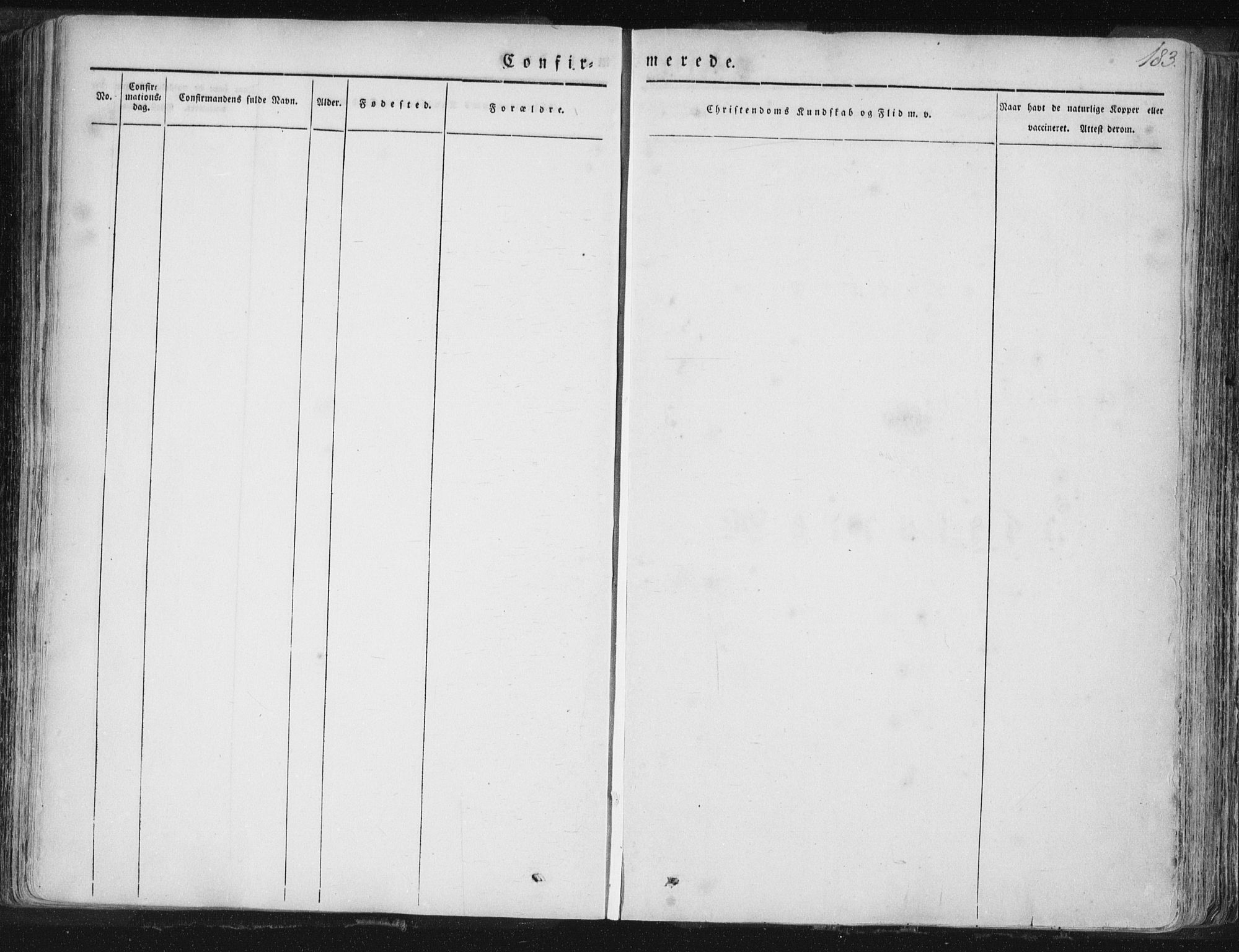 Hamre sokneprestembete, AV/SAB-A-75501/H/Ha/Haa/Haaa/L0012: Parish register (official) no. A 12, 1834-1845, p. 183