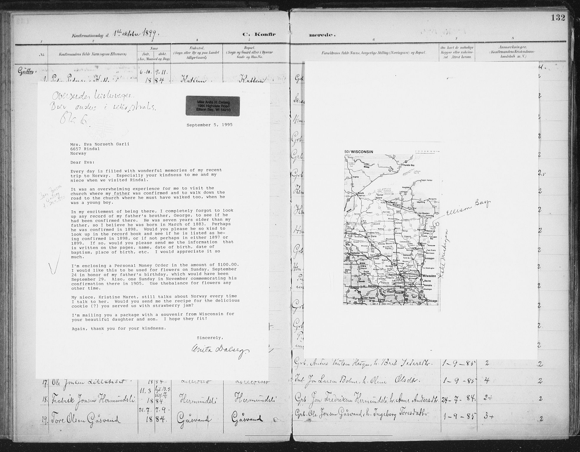 Ministerialprotokoller, klokkerbøker og fødselsregistre - Møre og Romsdal, AV/SAT-A-1454/598/L1072: Parish register (official) no. 598A06, 1896-1910, p. 132