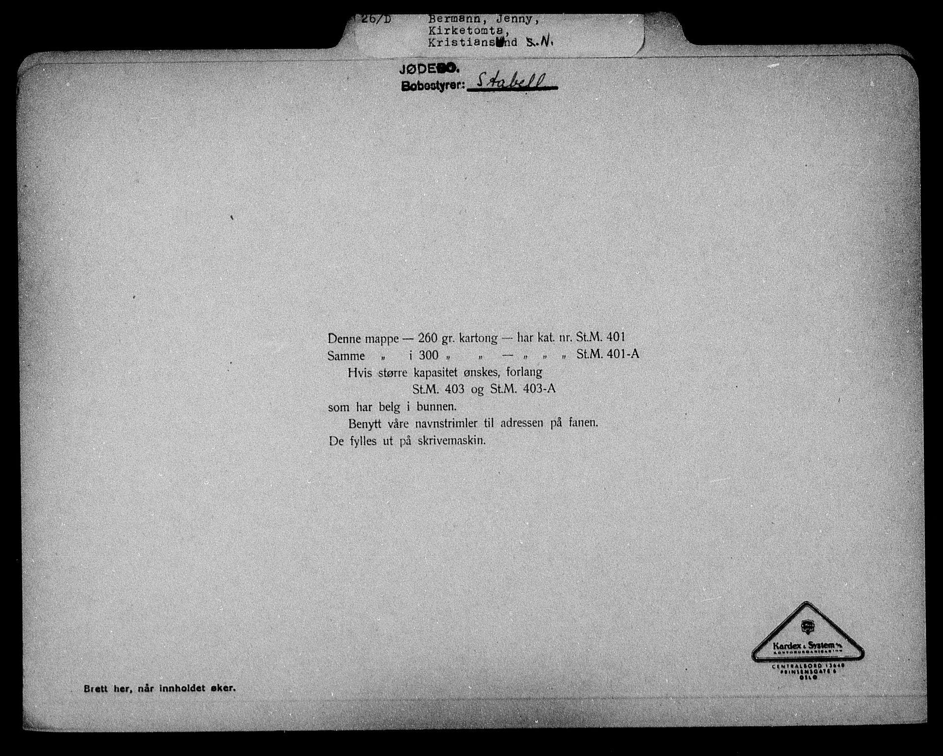 Justisdepartementet, Tilbakeføringskontoret for inndratte formuer, AV/RA-S-1564/H/Hc/Hcb/L0910: --, 1945-1947, p. 191