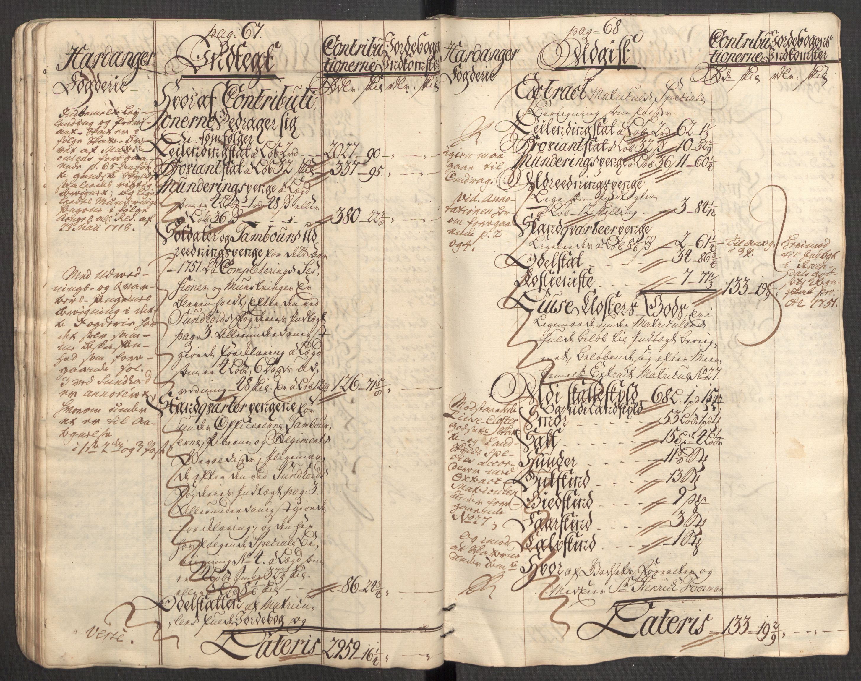 Rentekammeret inntil 1814, Reviderte regnskaper, Fogderegnskap, AV/RA-EA-4092/R48/L3056: Fogderegnskap Sunnhordland og Hardanger, 1751, p. 38