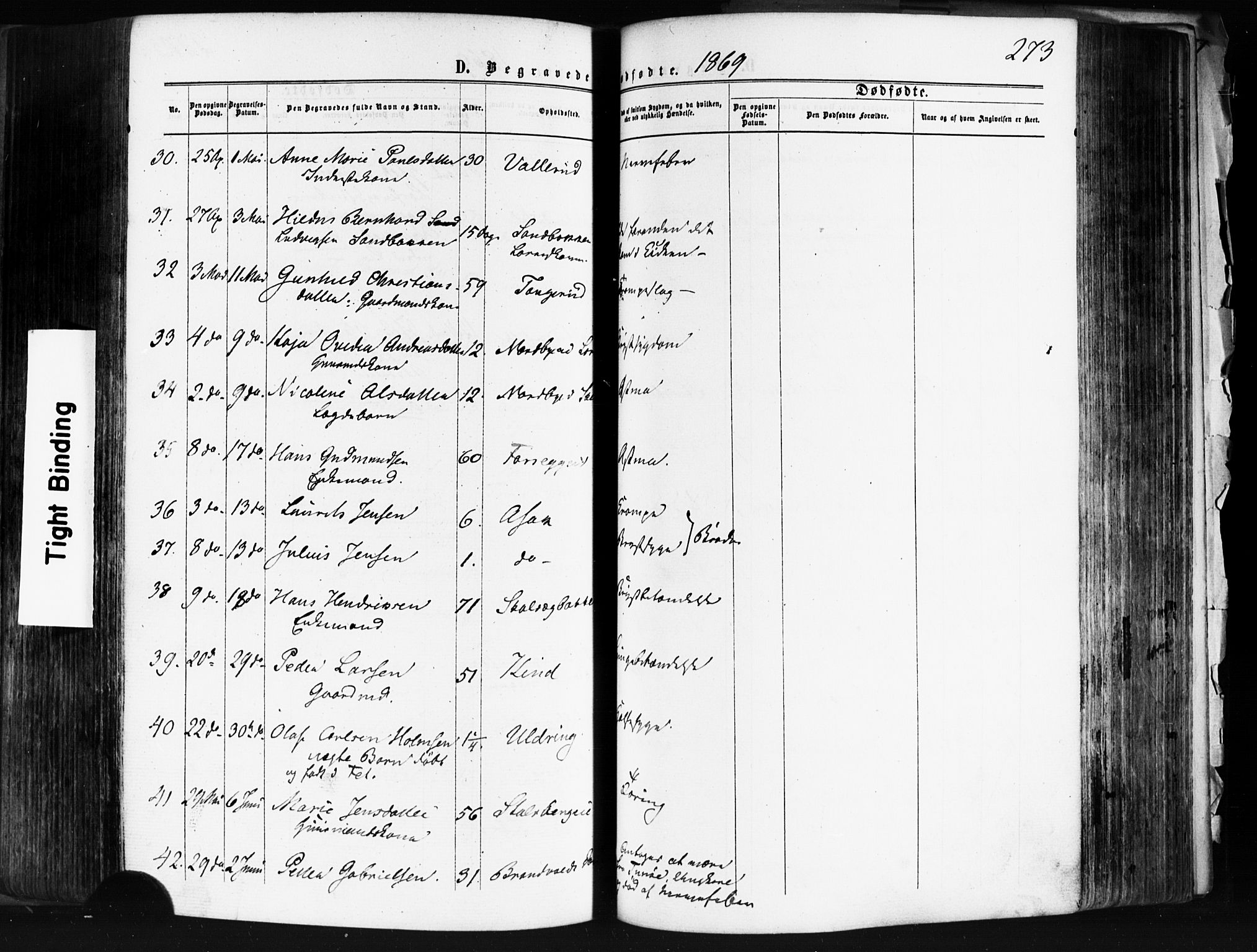 Skedsmo prestekontor Kirkebøker, AV/SAO-A-10033a/F/Fa/L0011: Parish register (official) no. I 11, 1866-1876, p. 273