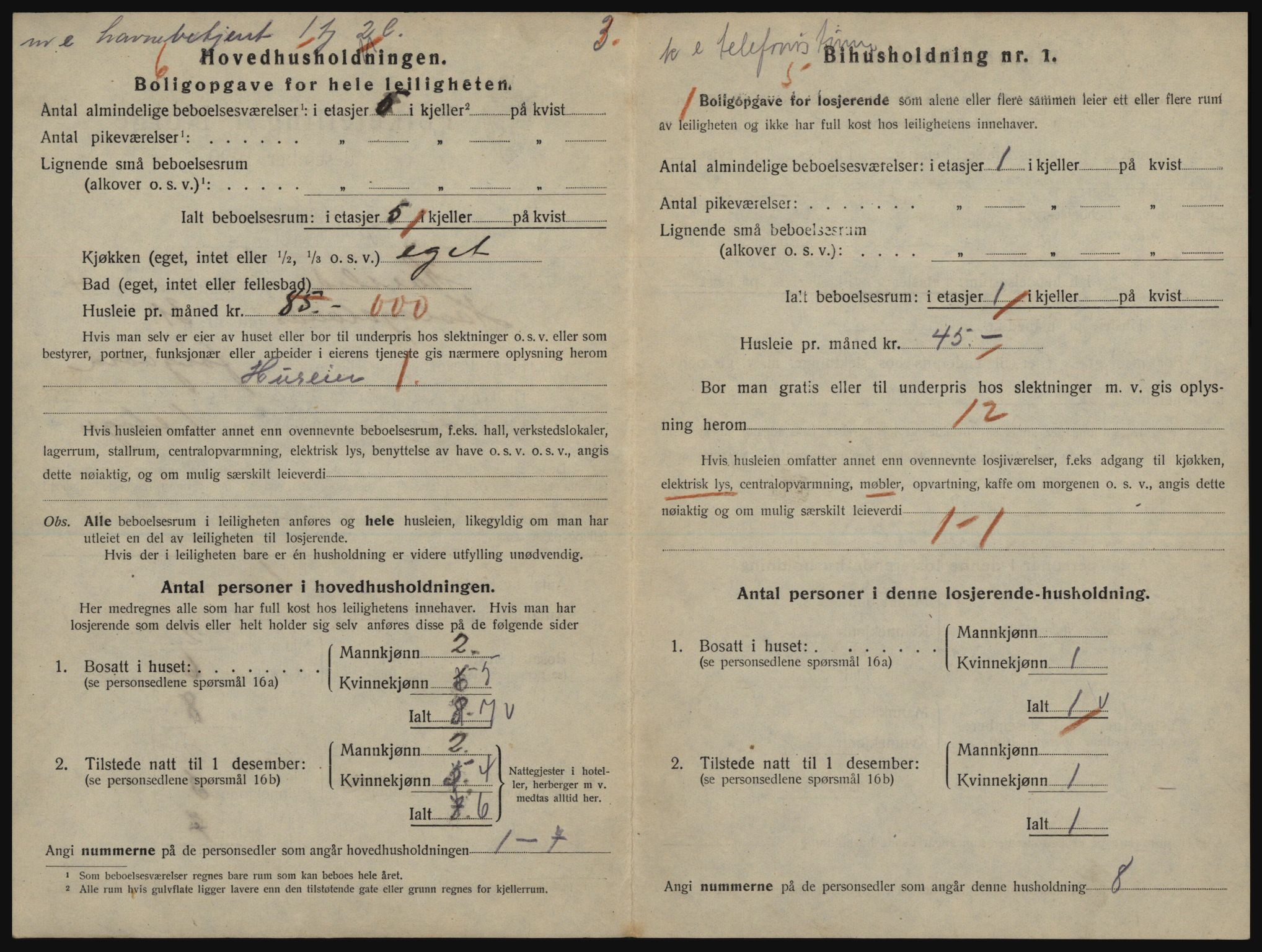 SATØ, 1920 census for Harstad, 1920, p. 1410