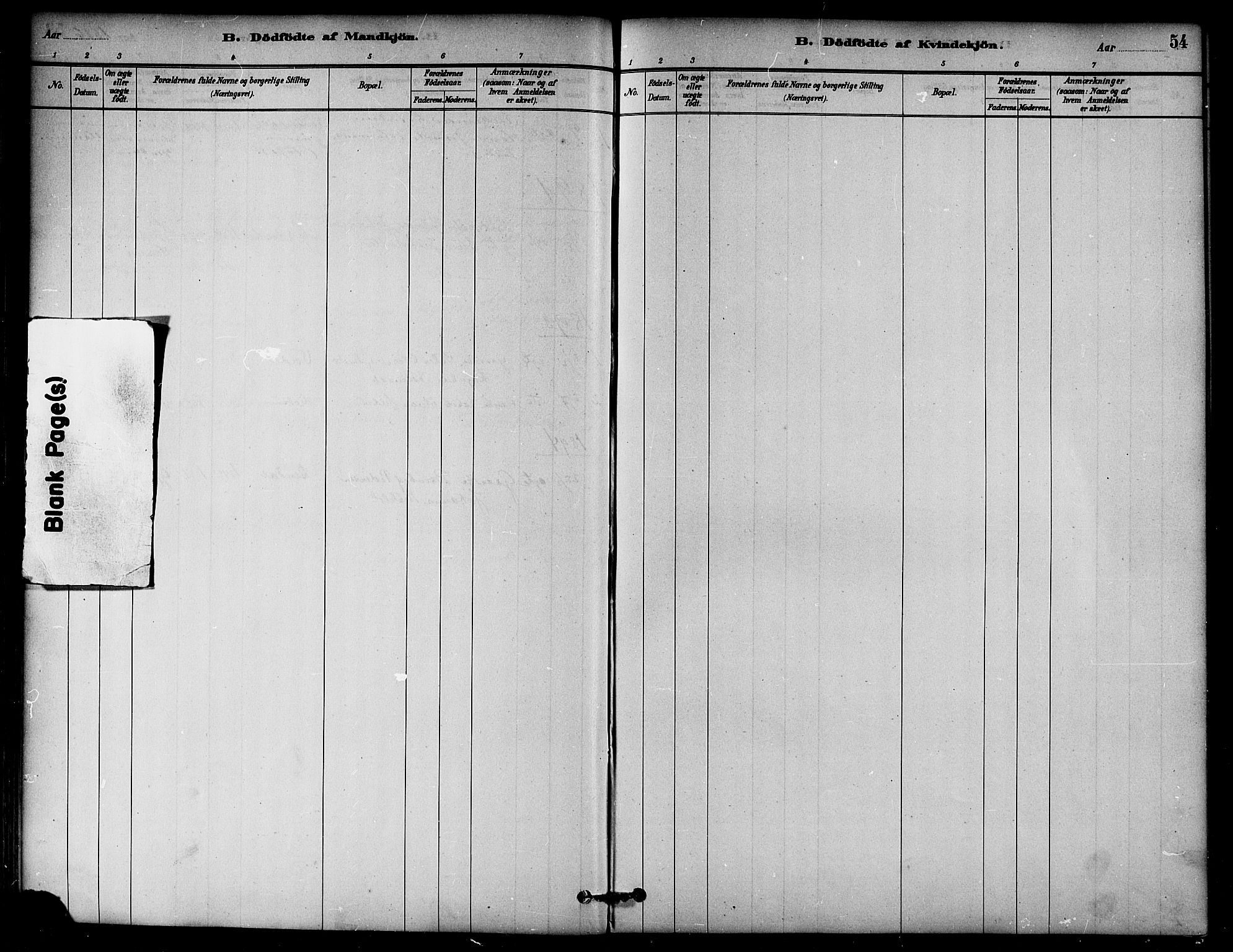 Ministerialprotokoller, klokkerbøker og fødselsregistre - Nord-Trøndelag, SAT/A-1458/764/L0555: Parish register (official) no. 764A10, 1881-1896, p. 54