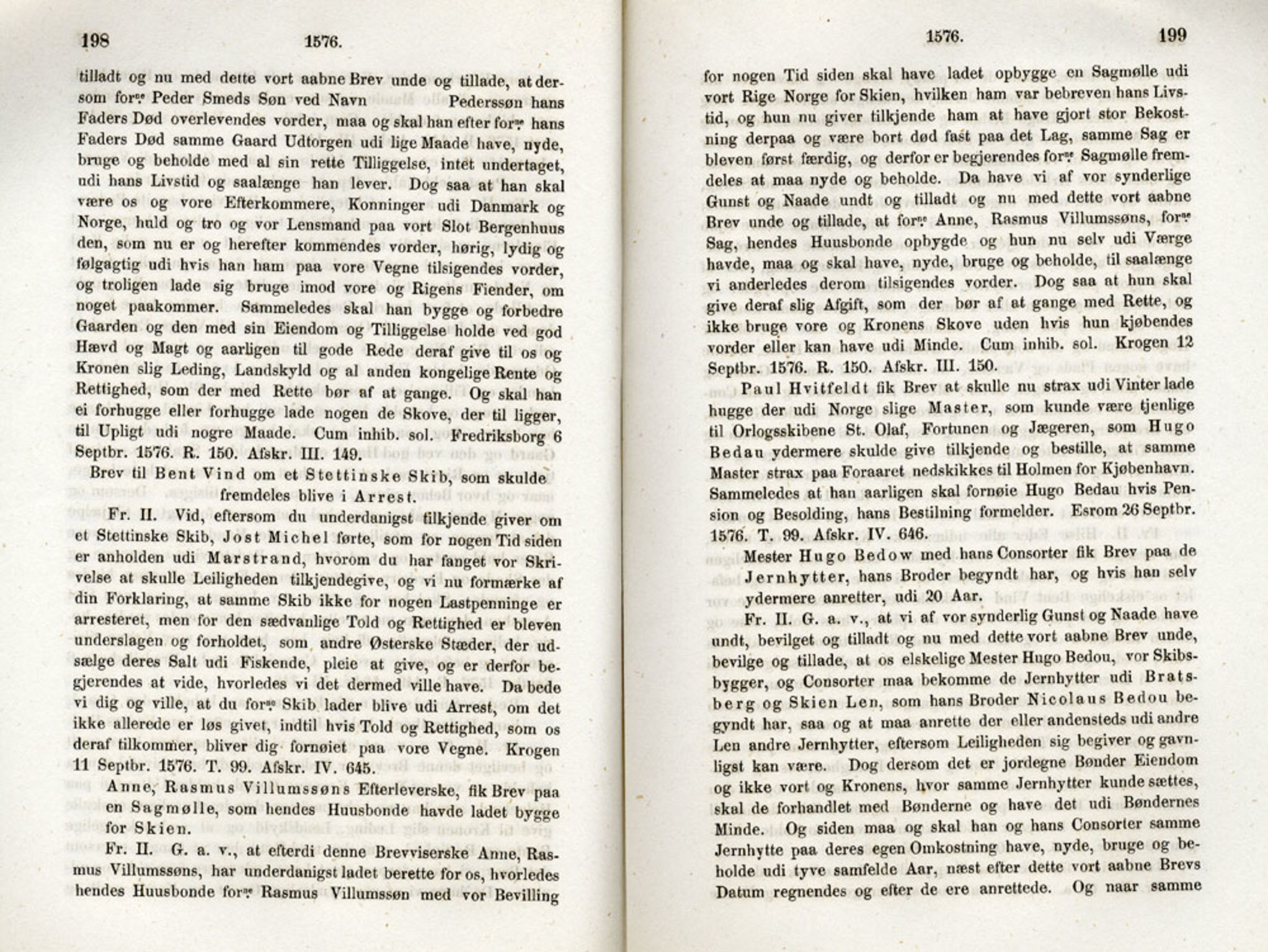 Publikasjoner utgitt av Det Norske Historiske Kildeskriftfond, PUBL/-/-/-: Norske Rigs-Registranter, bind 2, 1572-1588, p. 198-199
