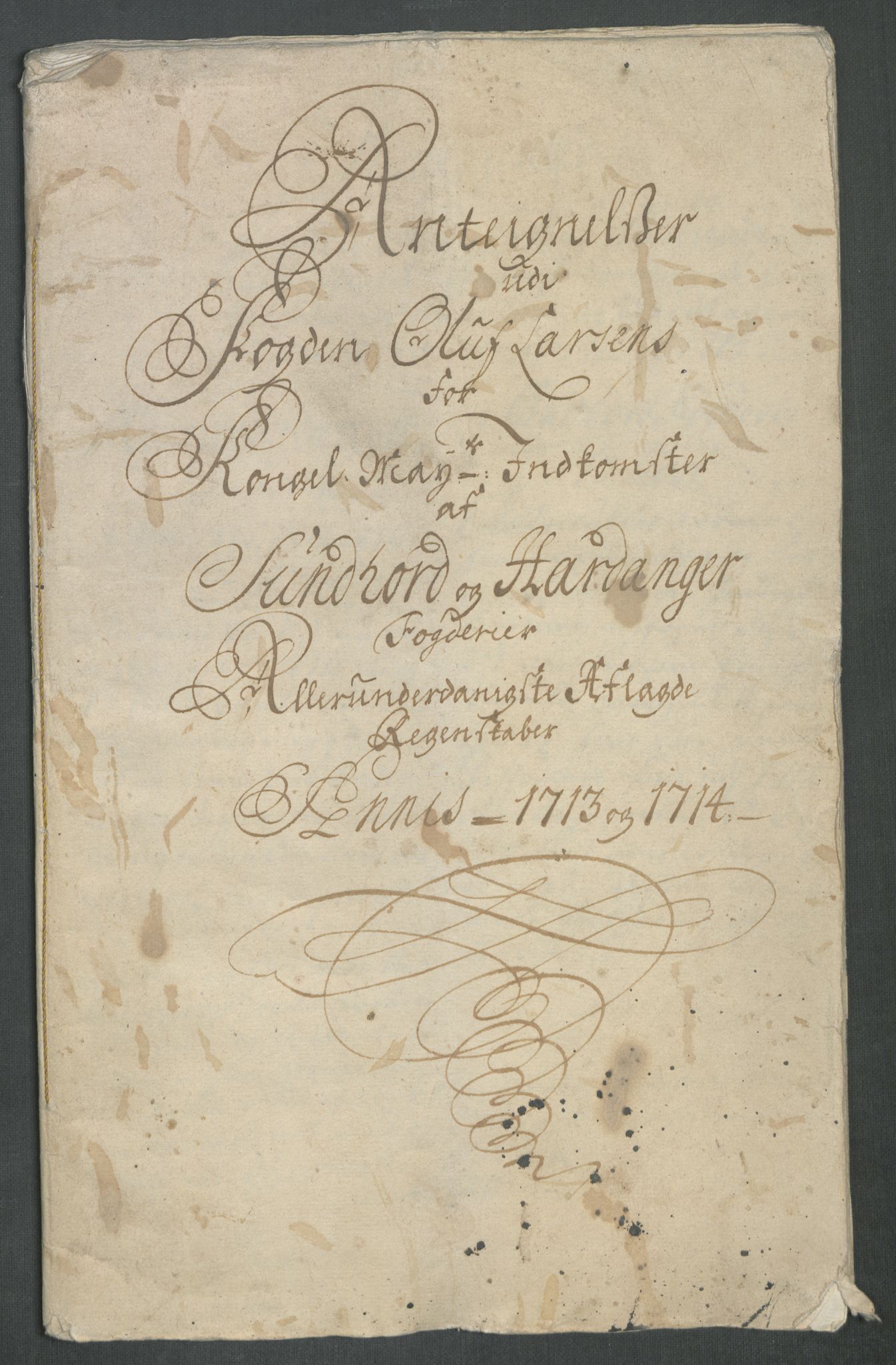 Rentekammeret inntil 1814, Reviderte regnskaper, Fogderegnskap, AV/RA-EA-4092/R48/L2990: Fogderegnskap Sunnhordland og Hardanger, 1714, p. 390