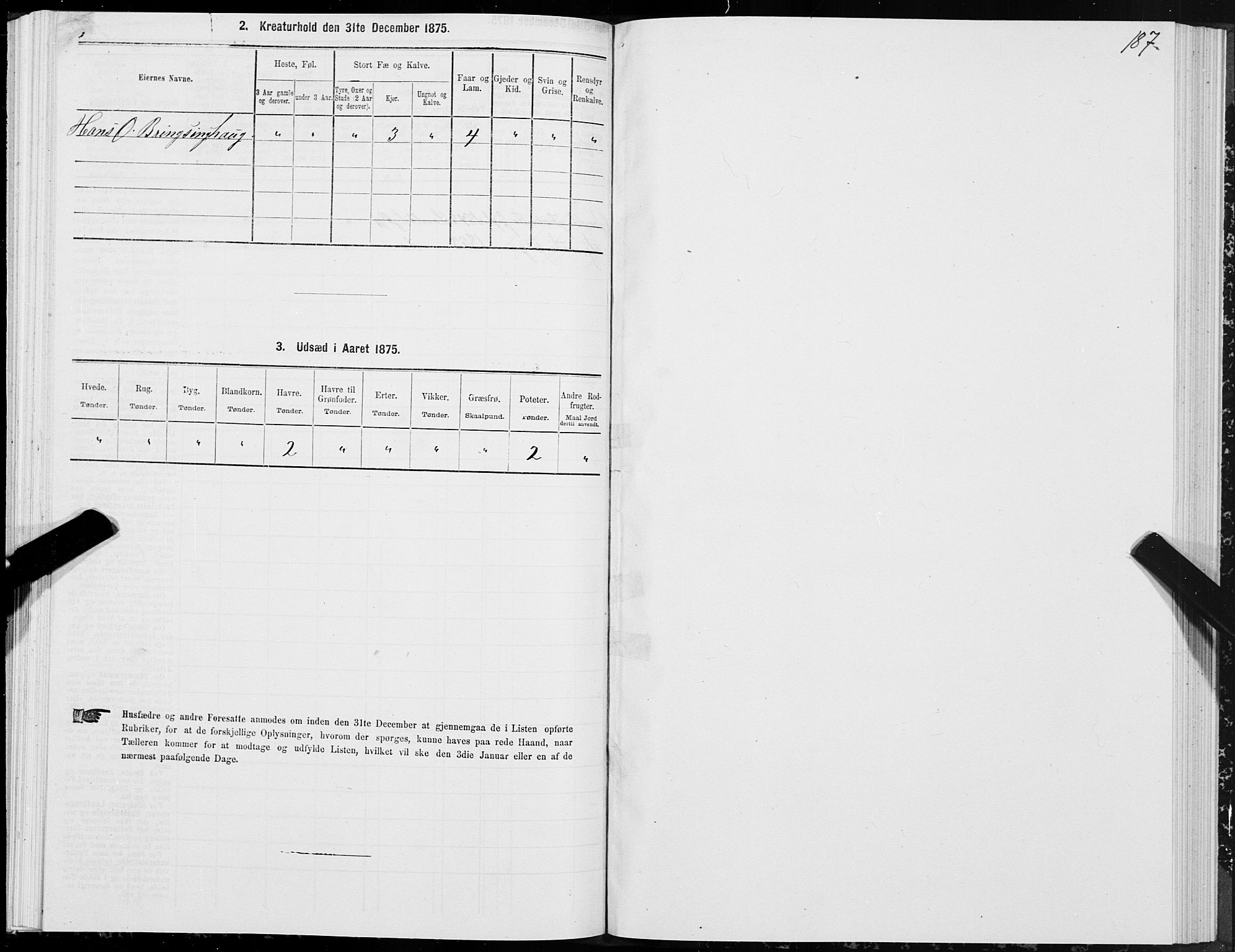 SAT, 1875 census for 1514P Sande, 1875, p. 3187