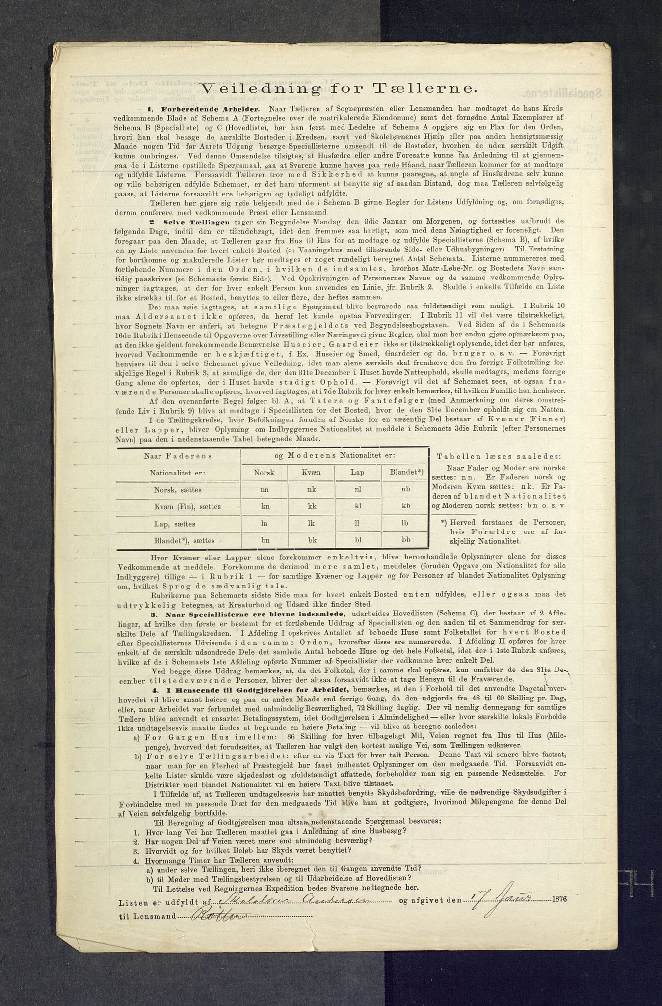 SAKO, 1875 census for 0631P Flesberg, 1875, p. 19