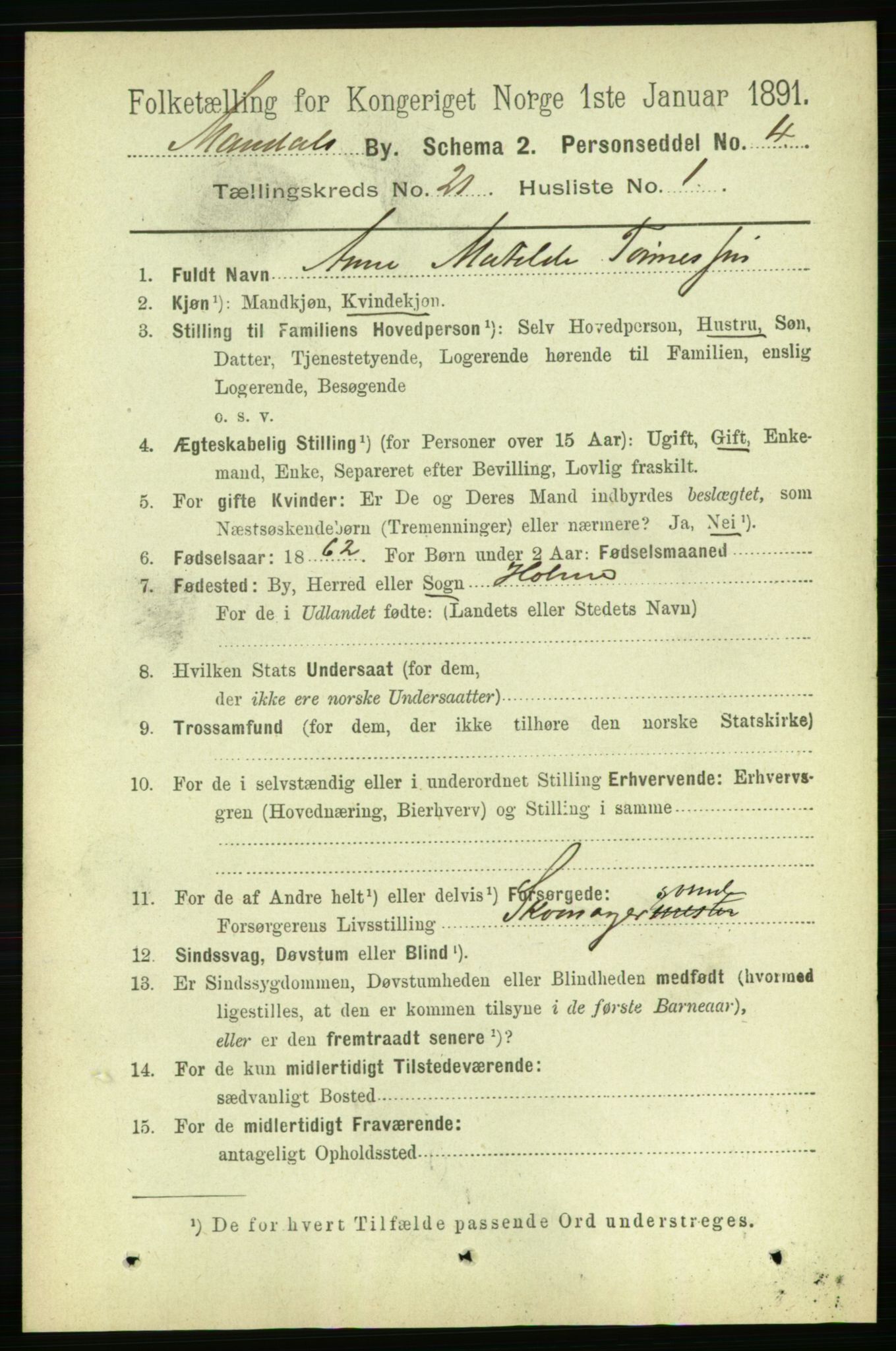 RA, 1891 census for 1002 Mandal, 1891, p. 4064