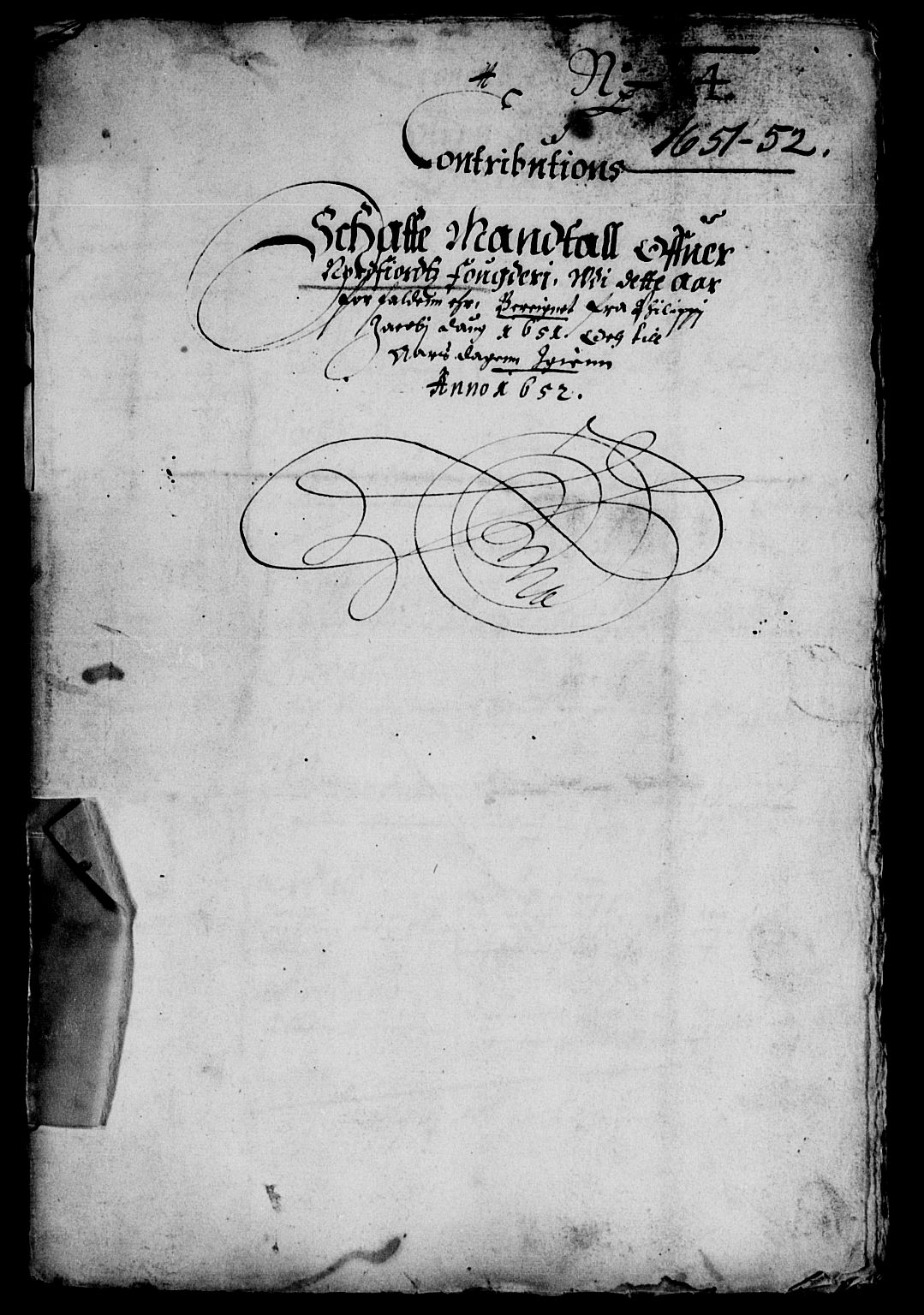 Rentekammeret inntil 1814, Reviderte regnskaper, Lensregnskaper, RA/EA-5023/R/Rb/Rbt/L0120: Bergenhus len, 1651-1652