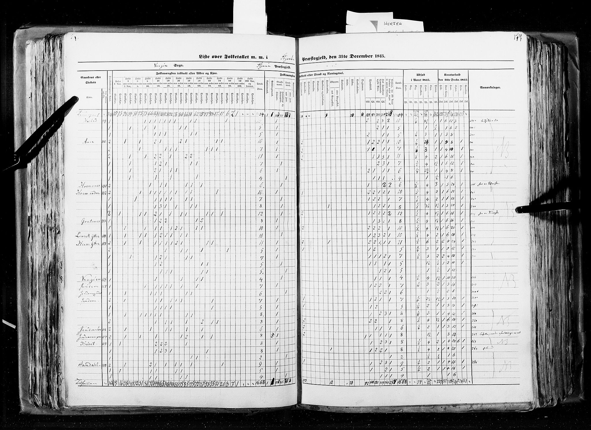 RA, Census 1845, vol. 8: Romsdal amt og Søndre Trondhjems amt, 1845, p. 177