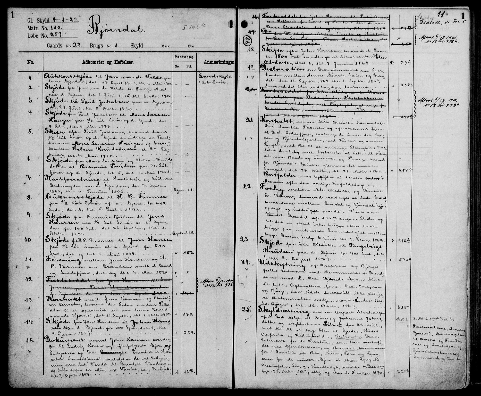 Midhordland sorenskriveri, AV/SAB-A-3001/1/G/Ga/Gab/L0106: Mortgage register no. II.A.b.106, p. 1