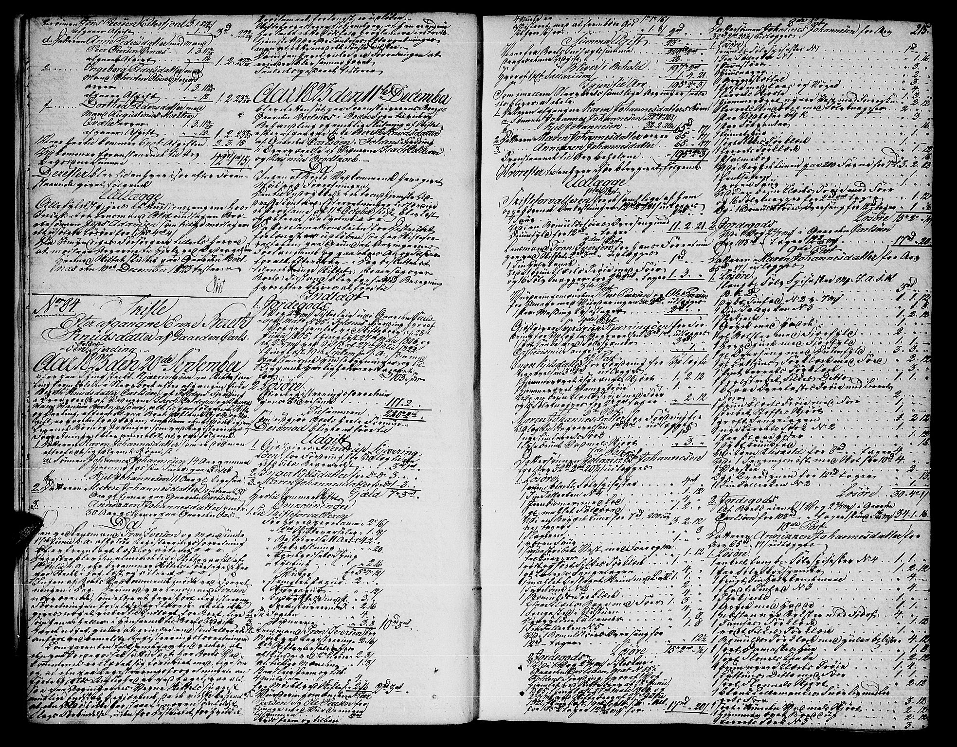 Salten sorenskriveri, AV/SAT-A-4578/1/3/3A/L0047: Skifteprotokoll 21b, 1823-1826, p. 214b-215a