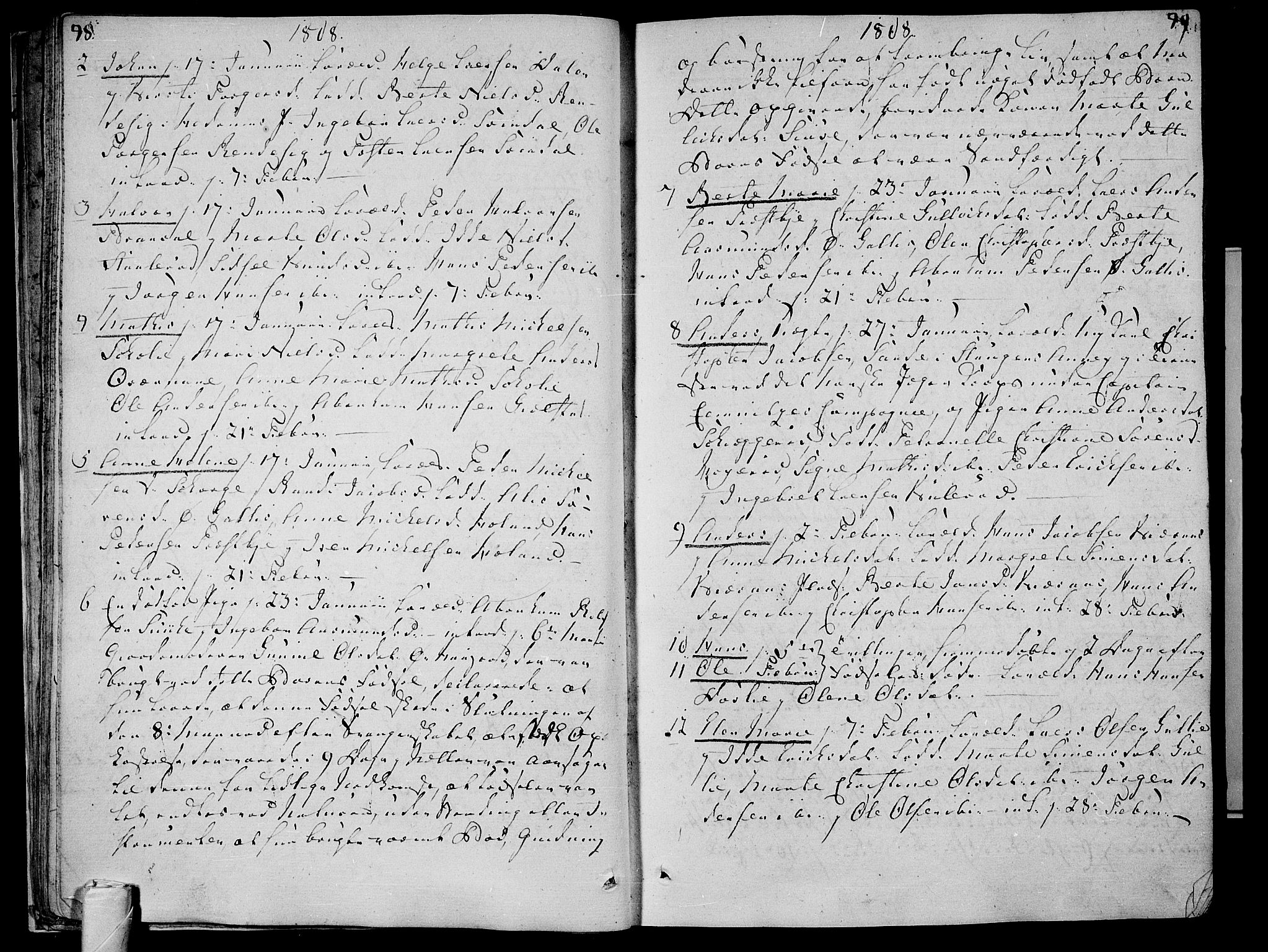 Andebu kirkebøker, AV/SAKO-A-336/F/Fa/L0003: Parish register (official) no. 3 /1, 1803-1828, p. 48-49