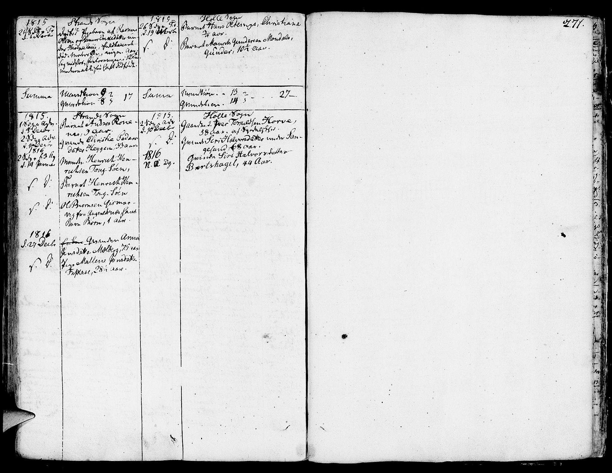 Strand sokneprestkontor, SAST/A-101828/H/Ha/Haa/L0003: Parish register (official) no. A 3, 1769-1816, p. 271