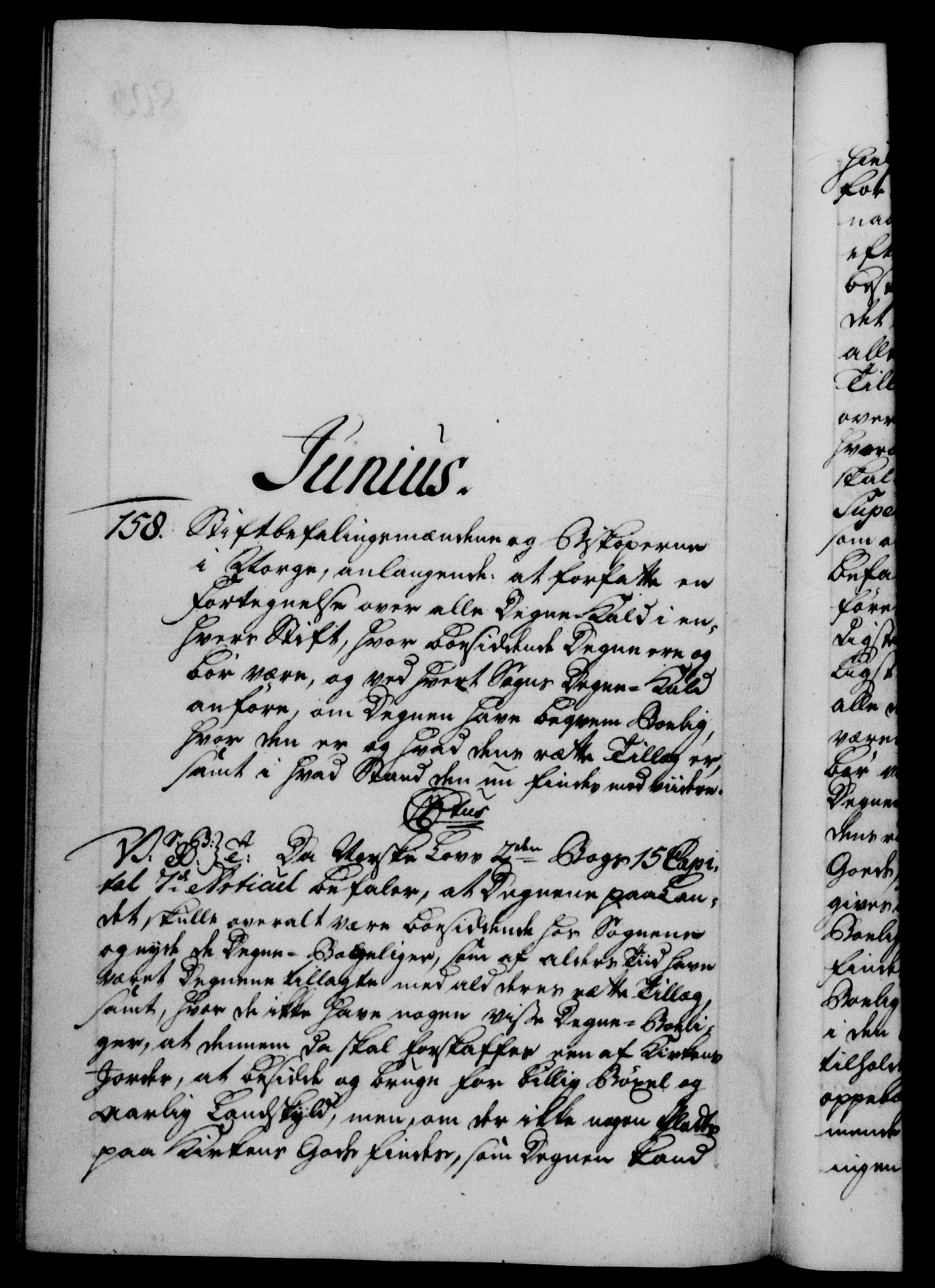 Danske Kanselli 1572-1799, RA/EA-3023/F/Fc/Fca/Fcab/L0029: Norske tegnelser, 1741-1743, p. 805b