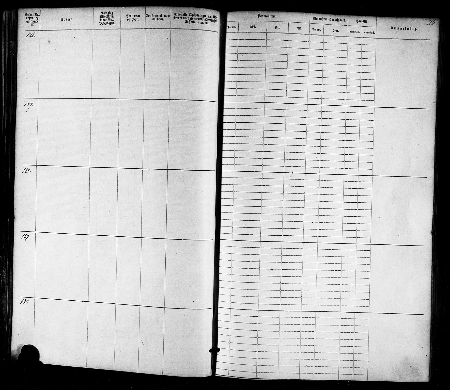 Farsund mønstringskrets, AV/SAK-2031-0017/F/Fa/L0005: Annotasjonsrulle nr 1-1910 med register, Z-2, 1869-1877, p. 52