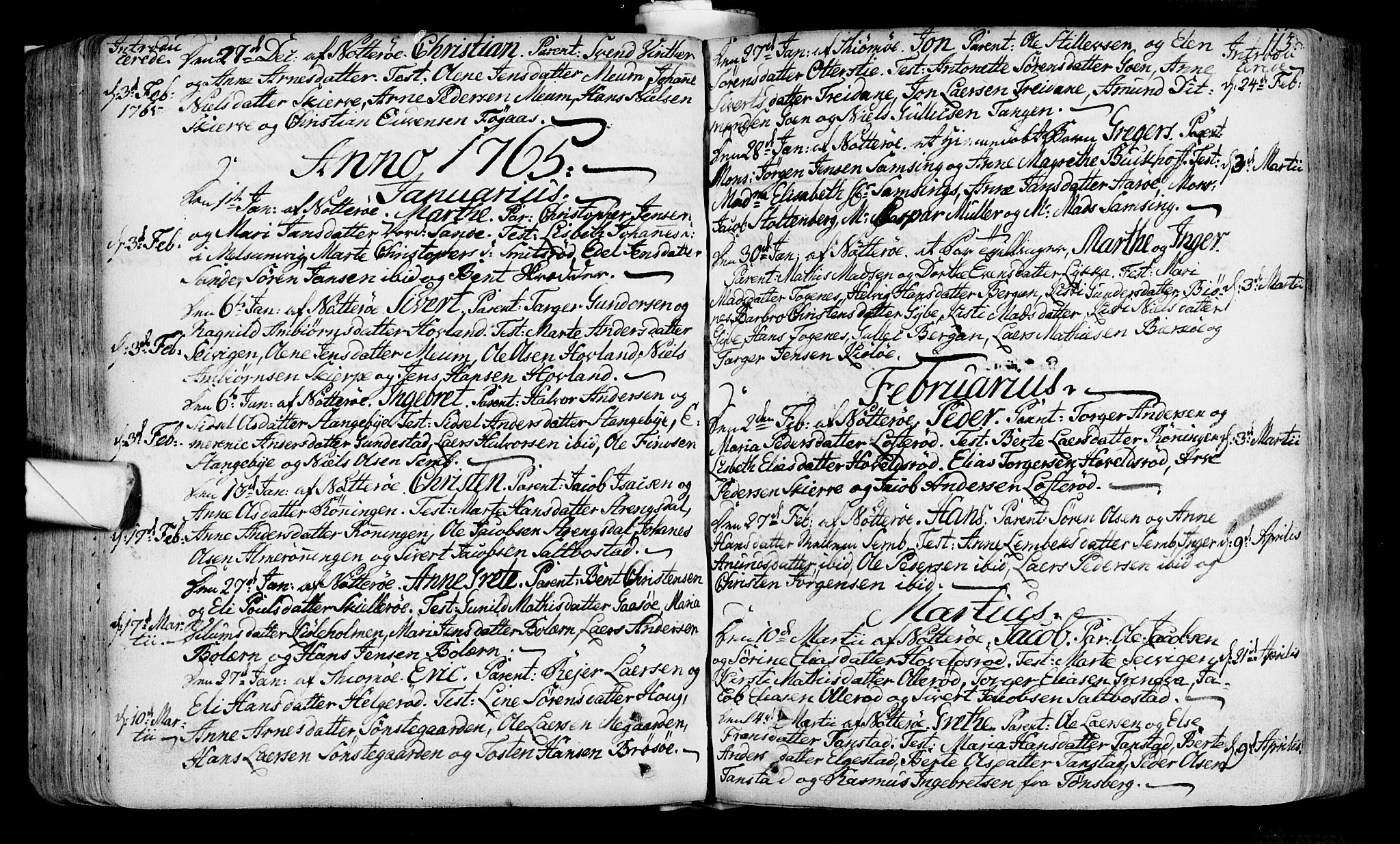 Nøtterøy kirkebøker, AV/SAKO-A-354/F/Fa/L0002: Parish register (official) no. I 2, 1738-1790, p. 113