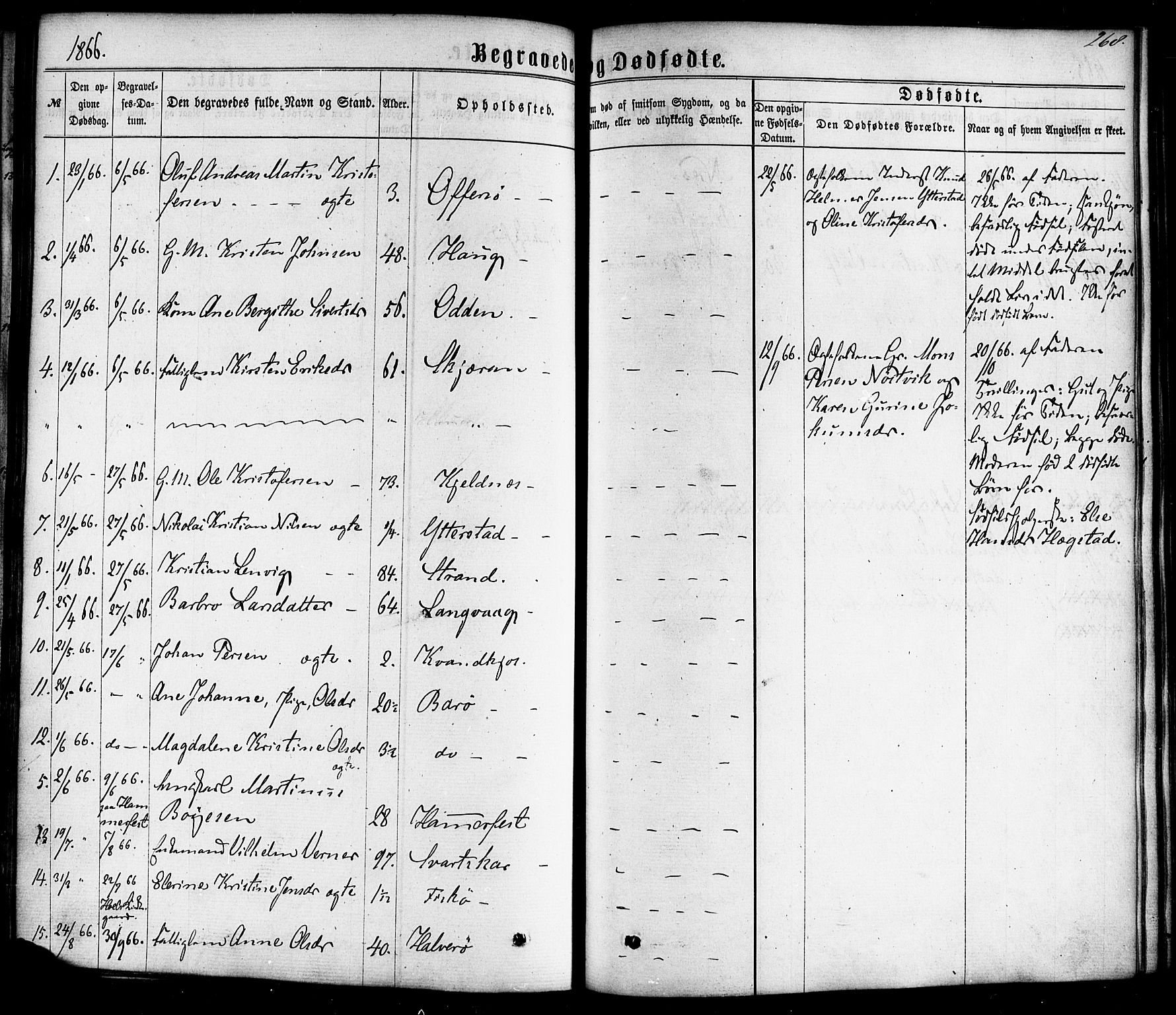 Ministerialprotokoller, klokkerbøker og fødselsregistre - Nordland, AV/SAT-A-1459/872/L1034: Parish register (official) no. 872A09, 1864-1884, p. 268