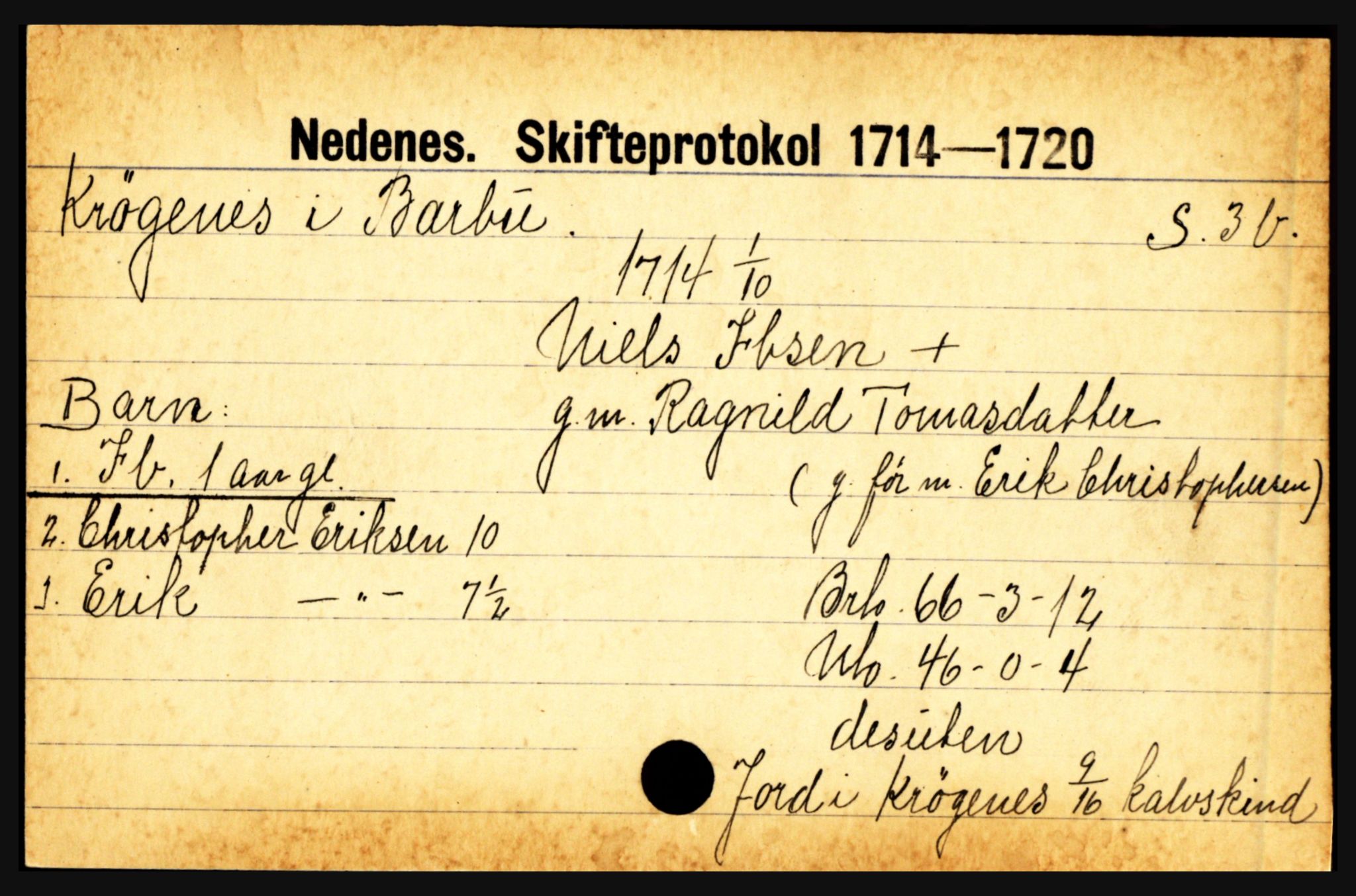 Nedenes sorenskriveri før 1824, AV/SAK-1221-0007/H, p. 16059