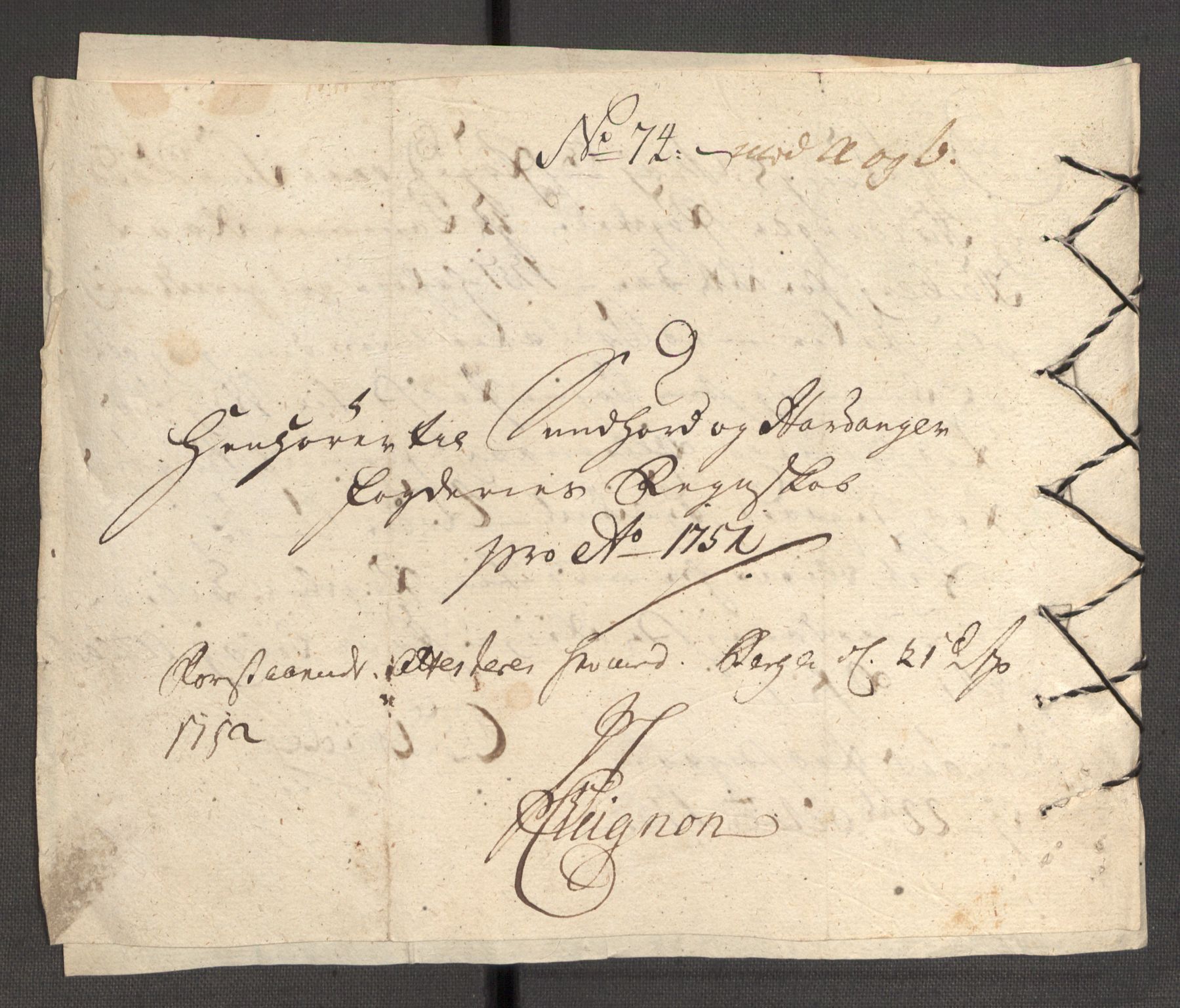 Rentekammeret inntil 1814, Reviderte regnskaper, Fogderegnskap, AV/RA-EA-4092/R48/L3056: Fogderegnskap Sunnhordland og Hardanger, 1751, p. 491