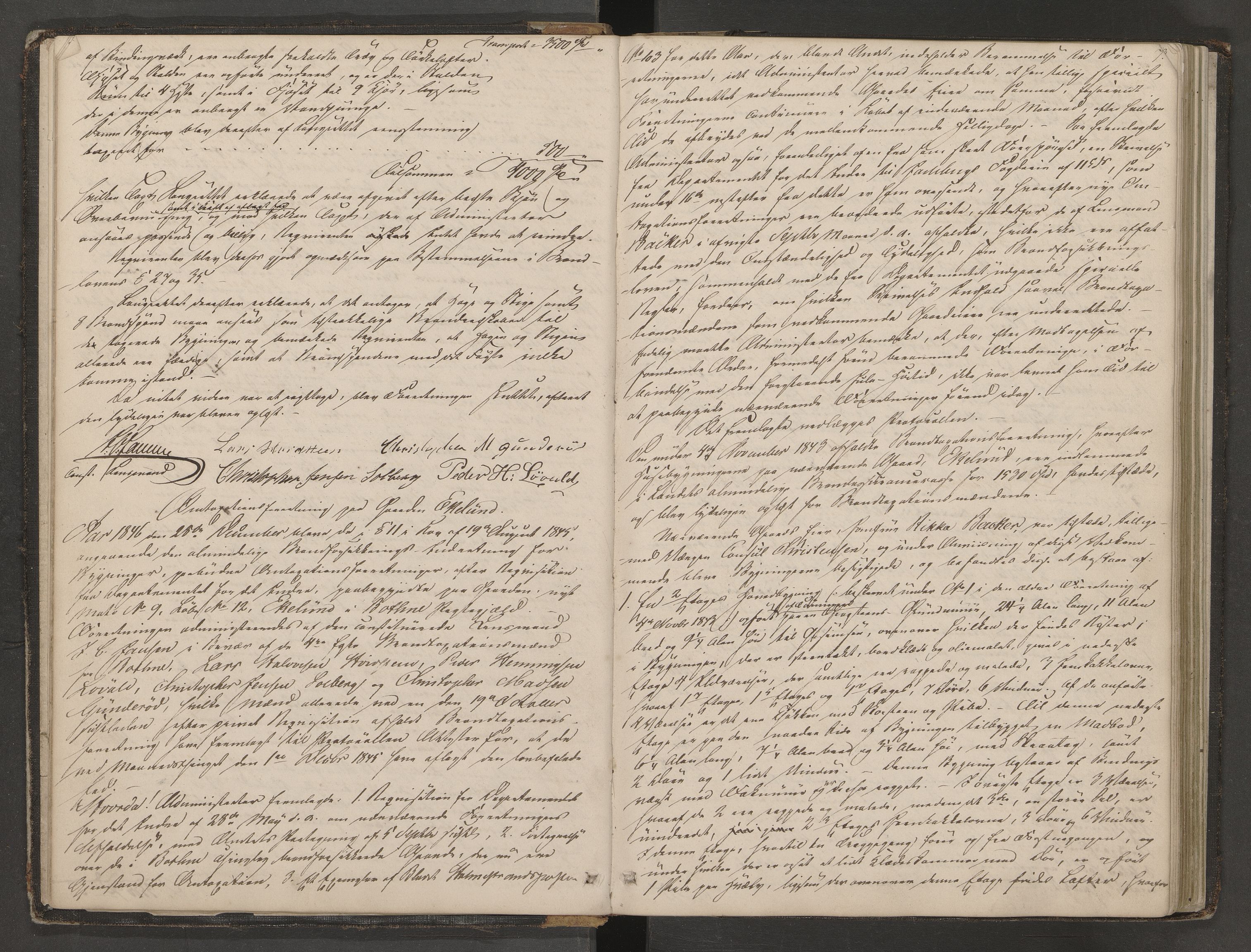 Botne lensmannskontor, AV/SAKO-A-534/Y/Yf/Yfa/L0001: Branntakstprotokoll, 1846-1869