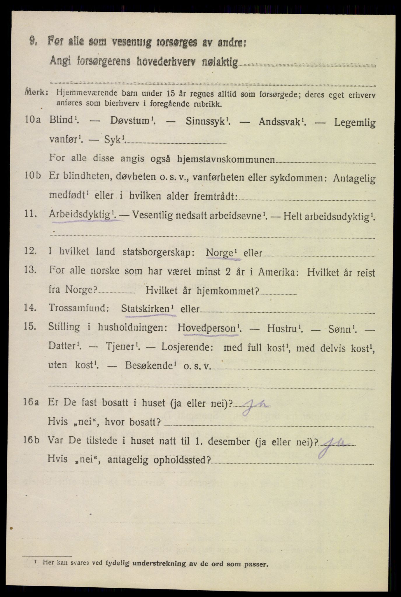 SAH, 1920 census for Østre Toten, 1920, p. 16117