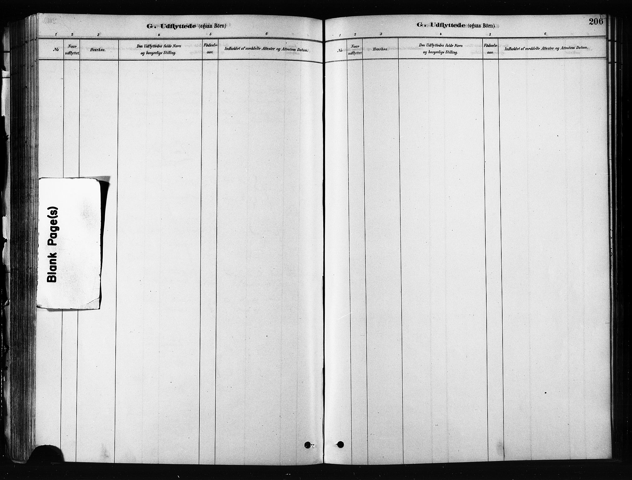 Skjervøy sokneprestkontor, AV/SATØ-S-1300/H/Ha/Haa/L0012kirke: Parish register (official) no. 12, 1878-1891, p. 206