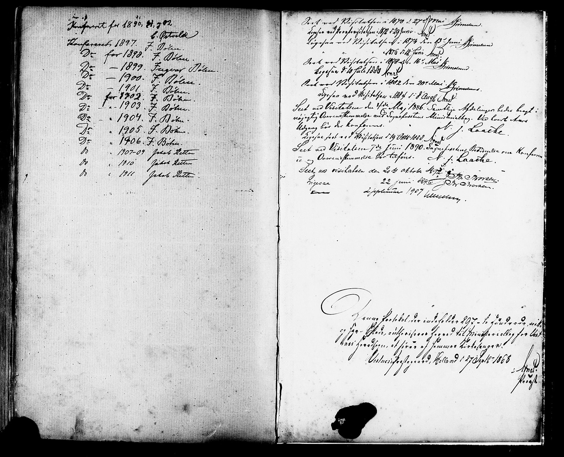 Ministerialprotokoller, klokkerbøker og fødselsregistre - Møre og Romsdal, SAT/A-1454/539/L0536: Parish register (copy) no. 539C02, 1867-1913